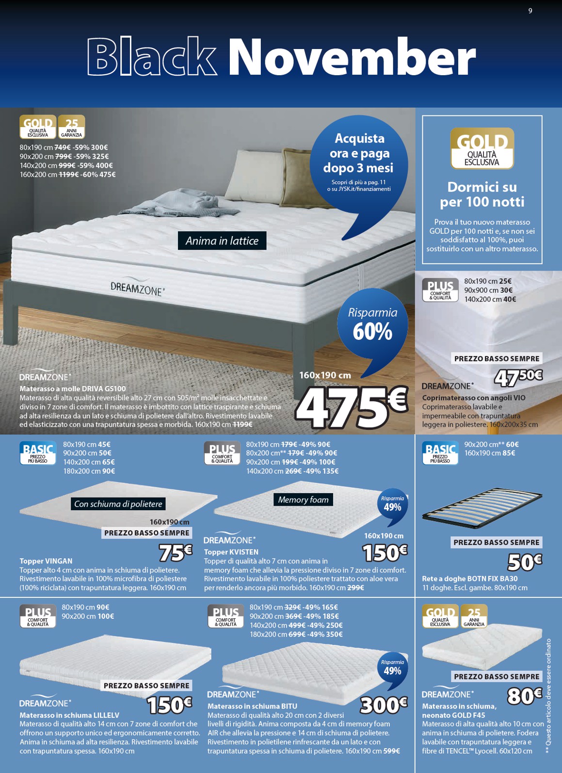 jysk - Volantino JYSK - Grandi offerte valido dal 06/11 al 30/11 - page: 9