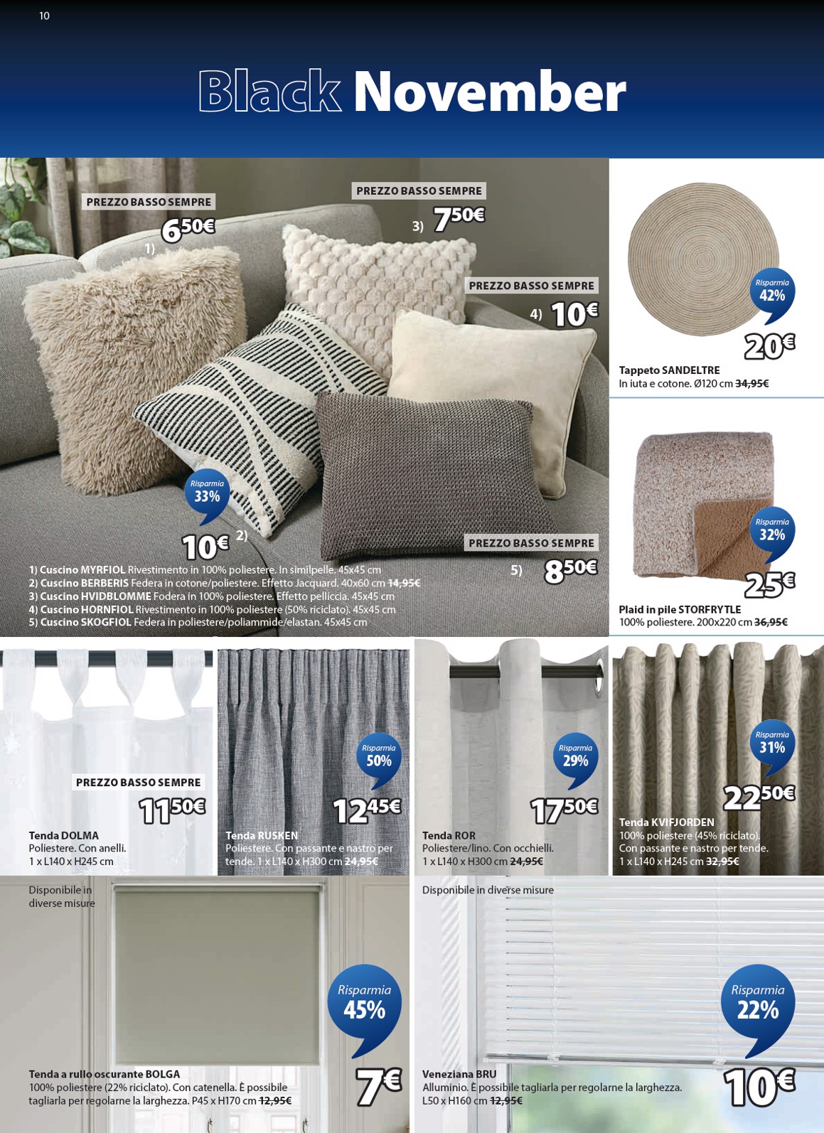 jysk - Volantino JYSK - Grandi offerte valido dal 13/11 al 30/11 - page: 10