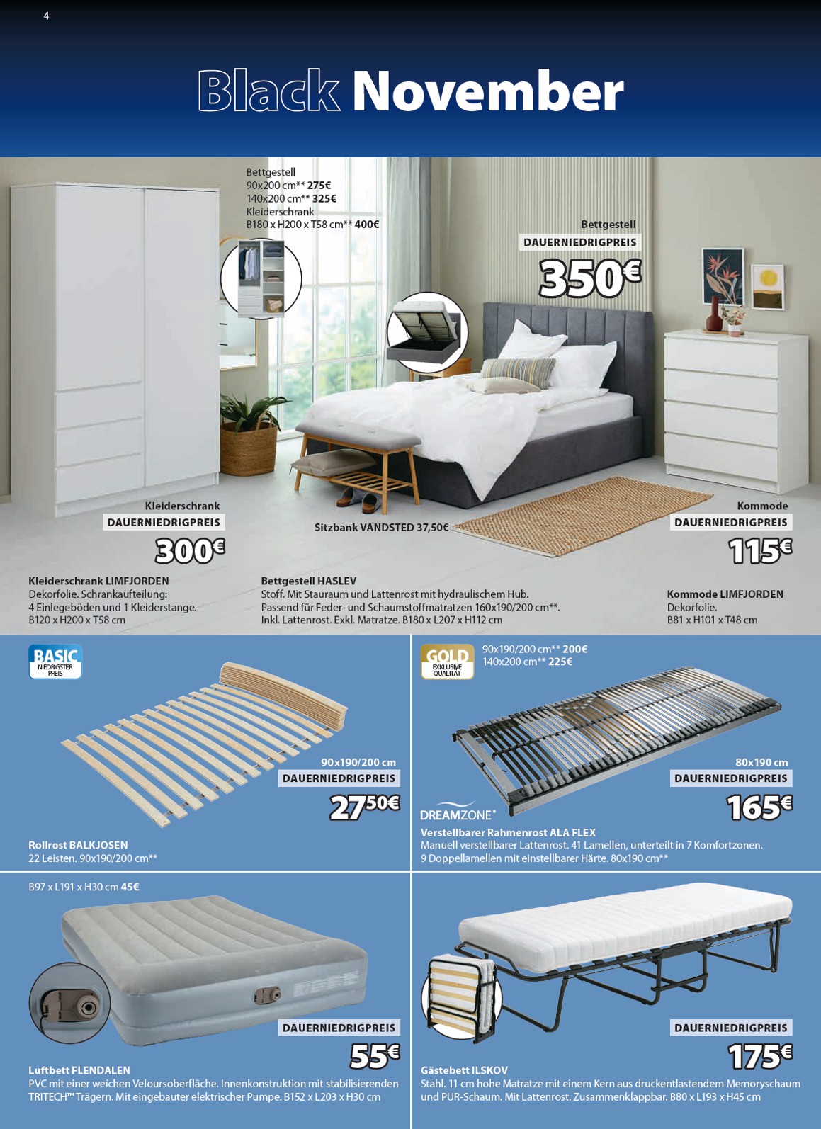 jysk - Volantino JYSK - Großartige Angebote valido dal 13/11 al 30/11 - page: 4