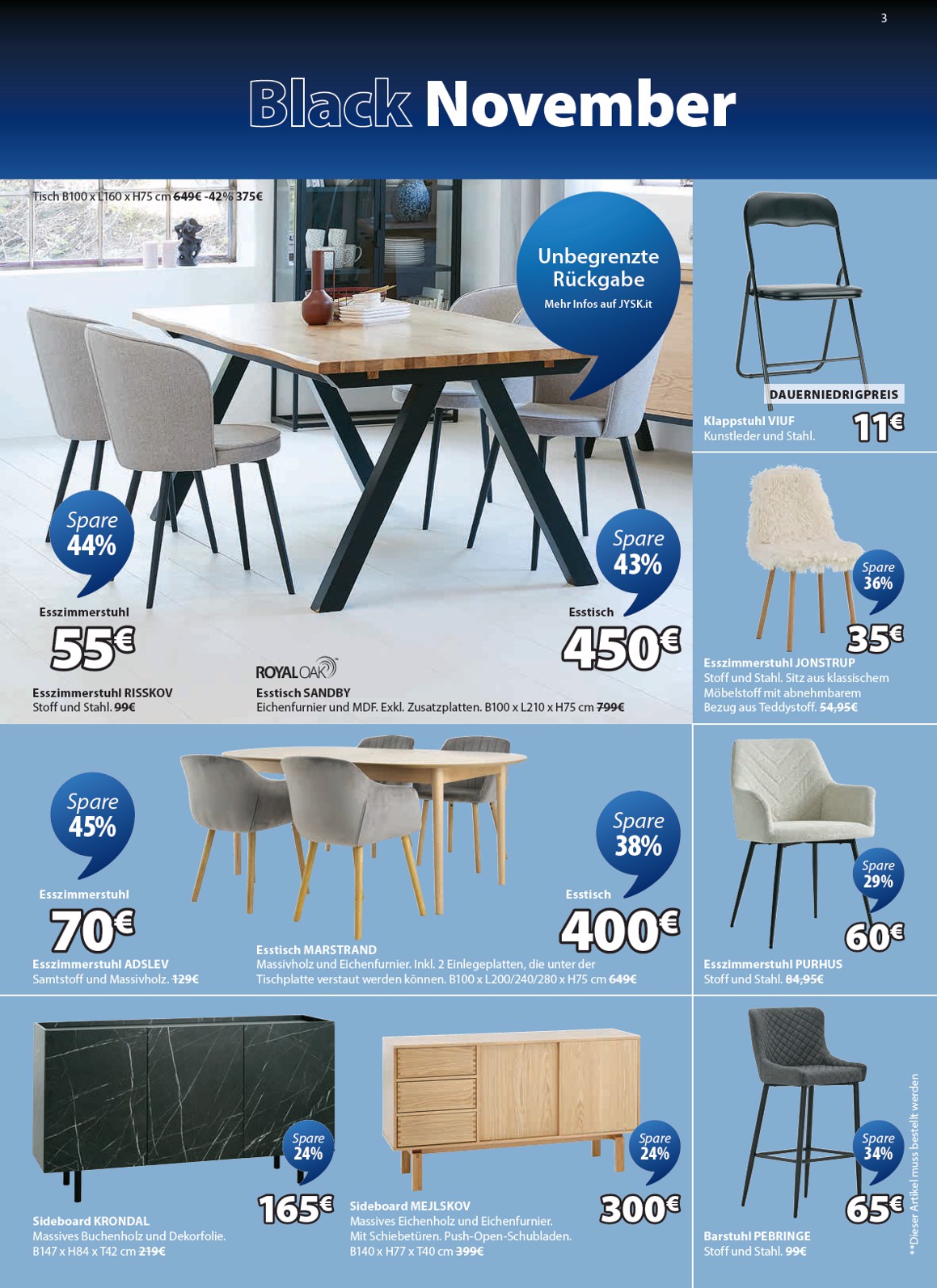jysk - Volantino JYSK - Großartige Angebote valido dal 13/11 al 30/11 - page: 3