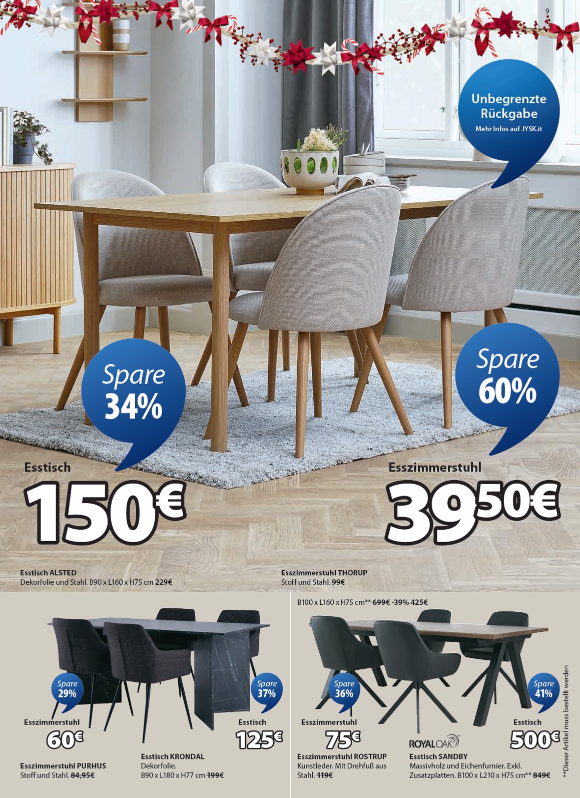 jysk - Volantino JYSK - Großartige Angebote valido dal 24/11 al 31/12 - page: 9