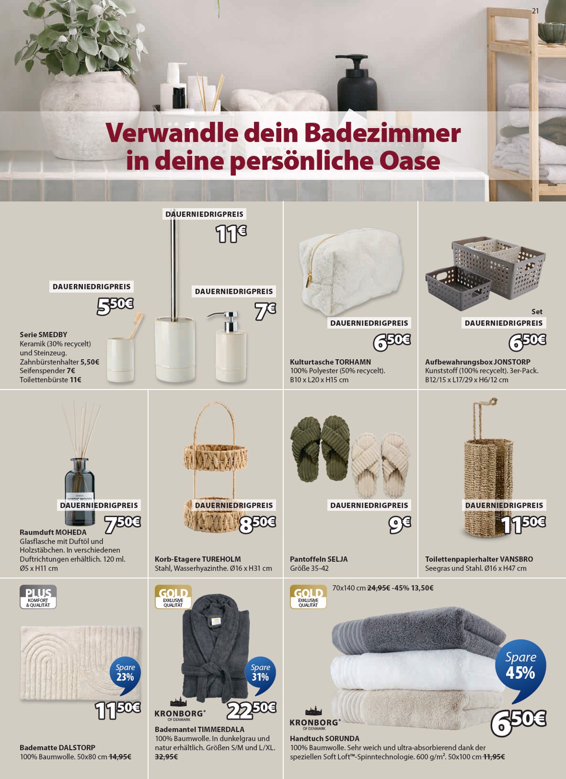 jysk - Volantino JYSK - Großartige Angebote valido dal 24/11 al 31/12 - page: 21