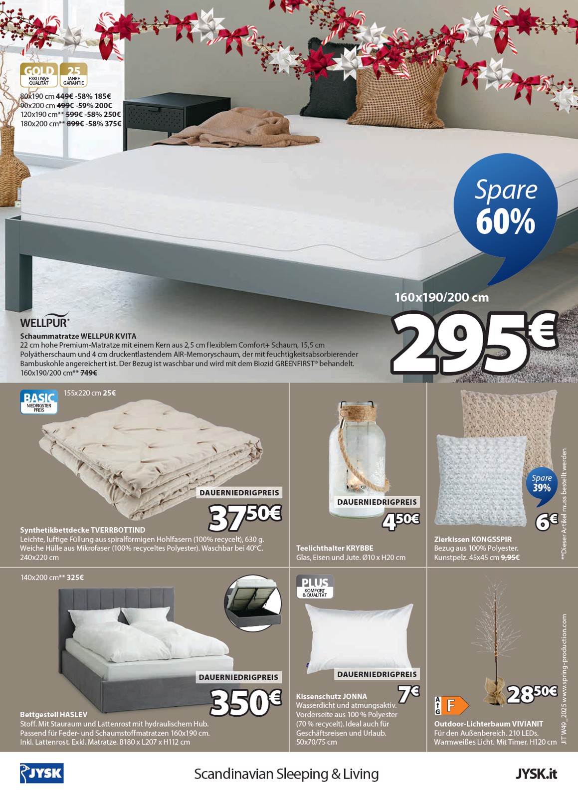 jysk - Volantino JYSK - Großartige Angebote valido dal 24/11 al 31/12 - page: 24