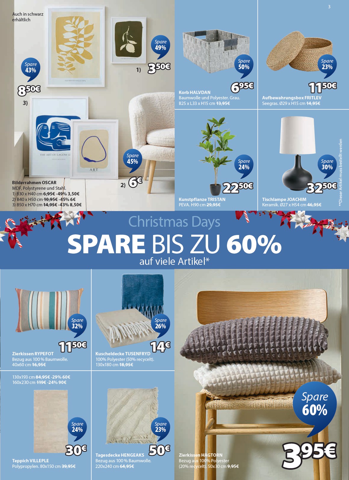 jysk - Volantino JYSK - Großartige Angebote valido dal 24/11 al 31/12 - page: 3