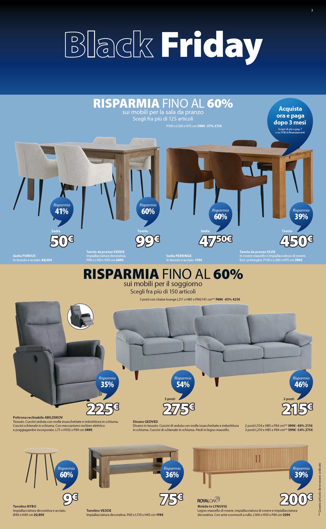 jysk - Volantino JYSK - Grandi offerte valido dal 27/11 al 30/11 - page: 3