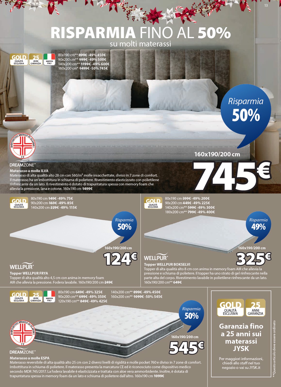 jysk - Volantino JYSK - Grandi offerte valido dal 24/11 al 31/12 - page: 13