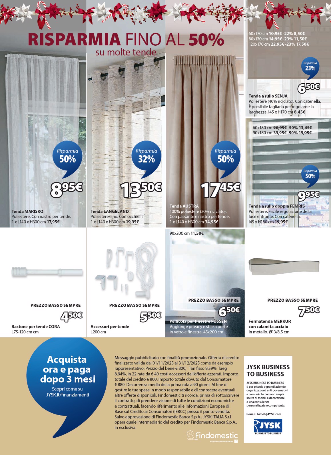 jysk - Volantino JYSK - Grandi offerte valido dal 24/11 al 31/12 - page: 23