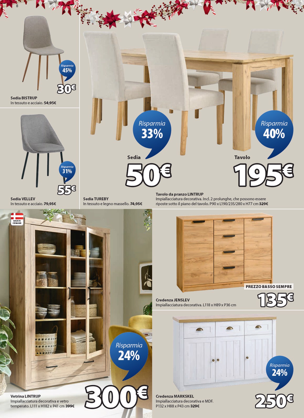 jysk - Volantino JYSK - Grandi offerte valido dal 24/11 al 31/12 - page: 8