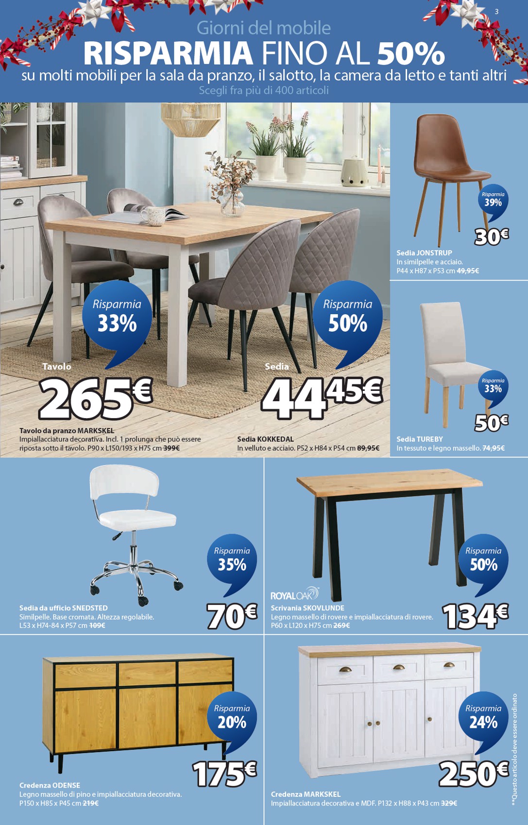 jysk - Volantino JYSK - Grandi offerte valido dal 11/12 al 31/12 - page: 3