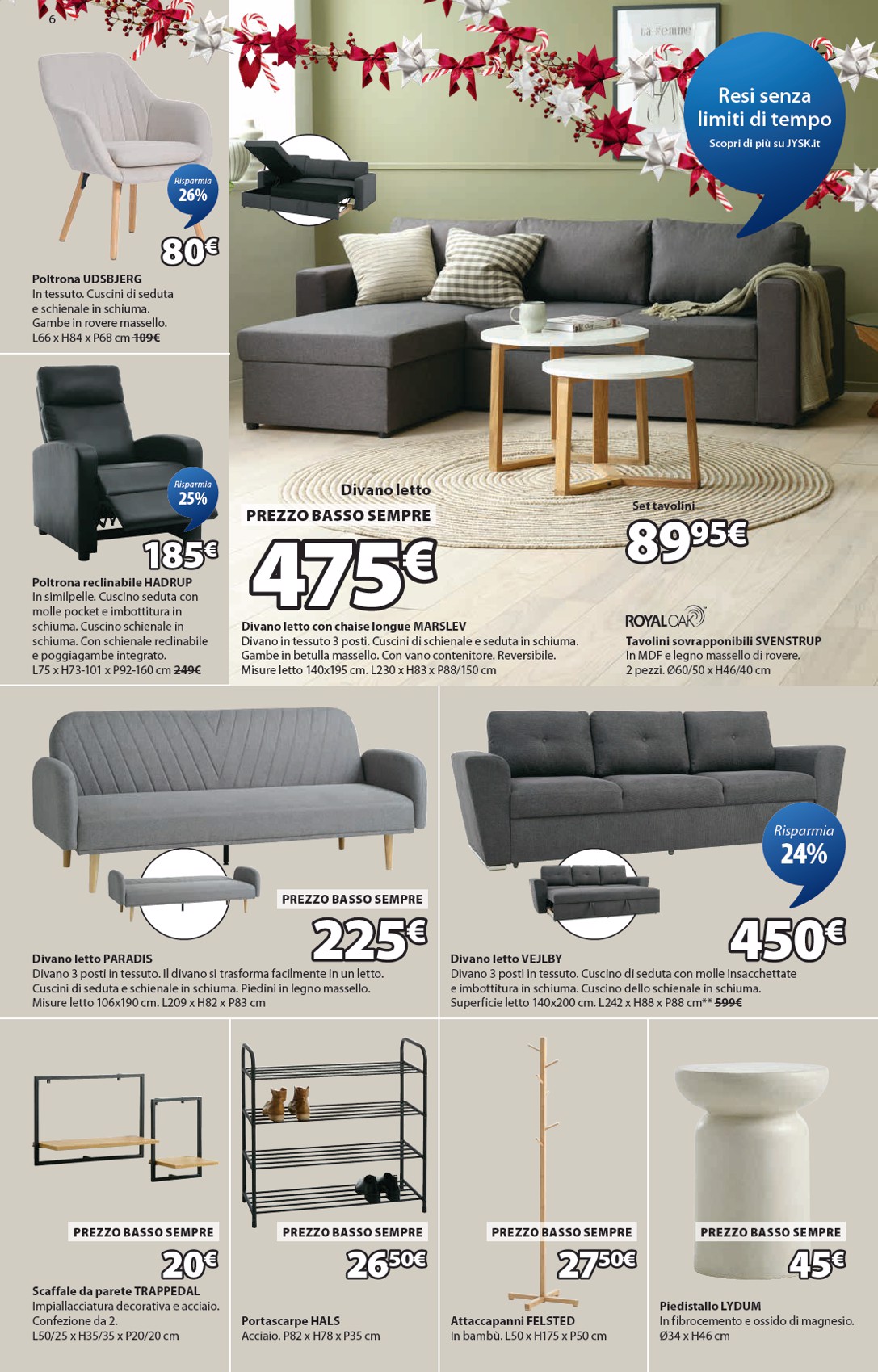 jysk - Volantino JYSK - Grandi offerte valido dal 11/12 al 31/12 - page: 6