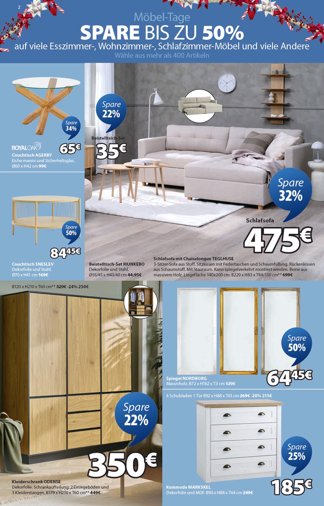 jysk - Volantino JYSK - Großartige Angebote valido dal 11/12 al 31/12 - page: 2