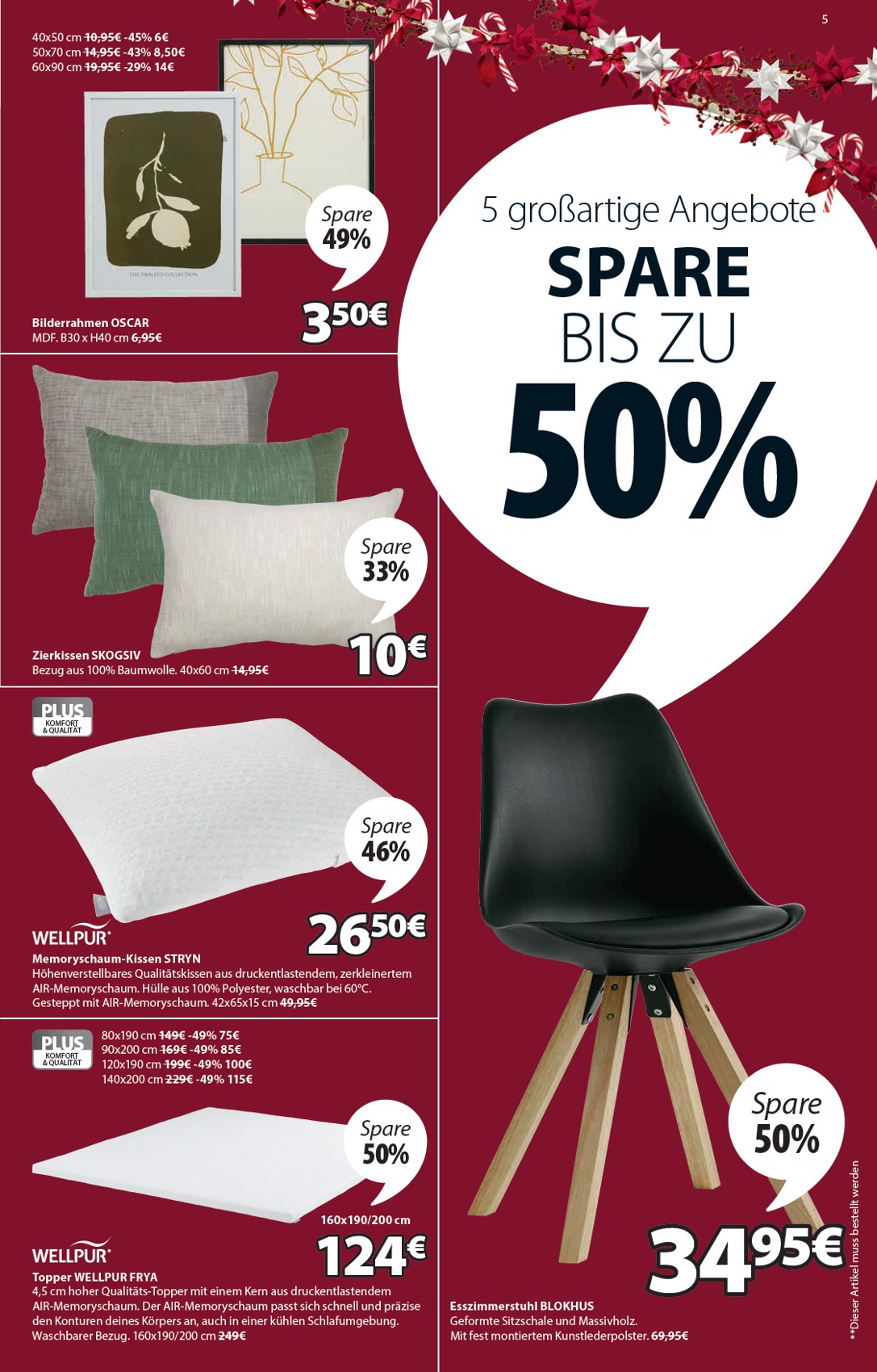 jysk - Volantino JYSK - Großartige Angebote valido dal 11/12 al 31/12 - page: 5