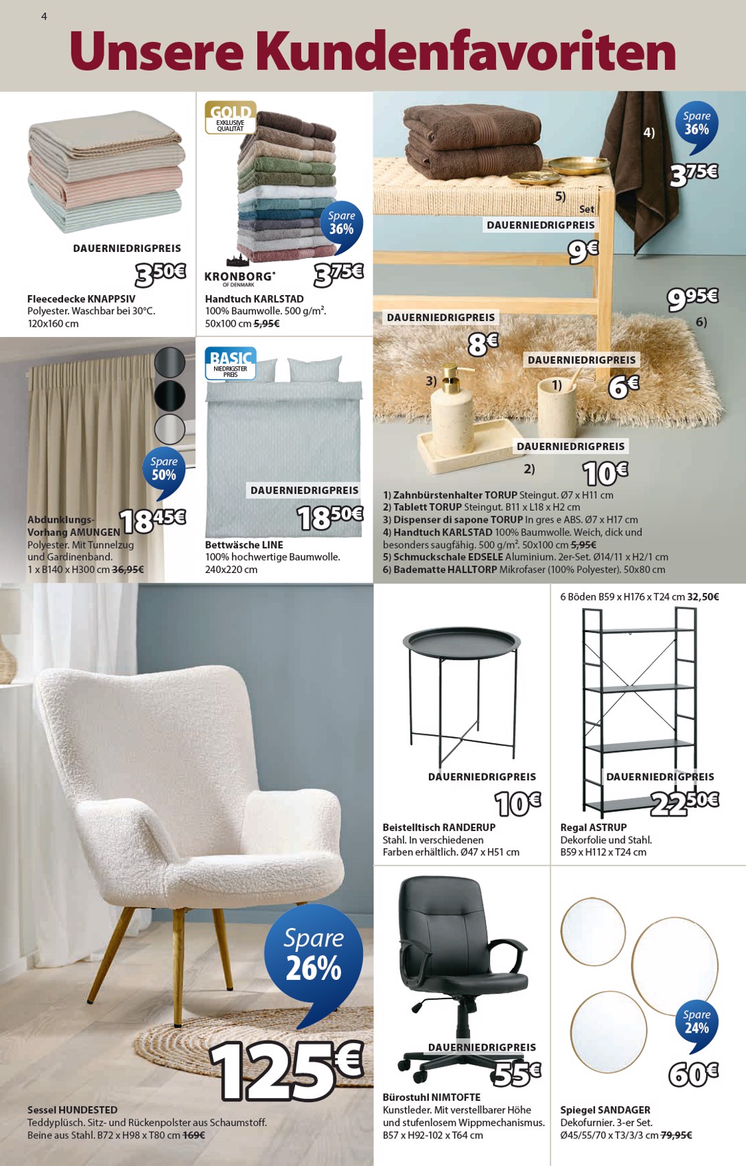 jysk - Volantino JYSK - Großartige Angebote valido dal 11/12 al 31/12 - page: 4