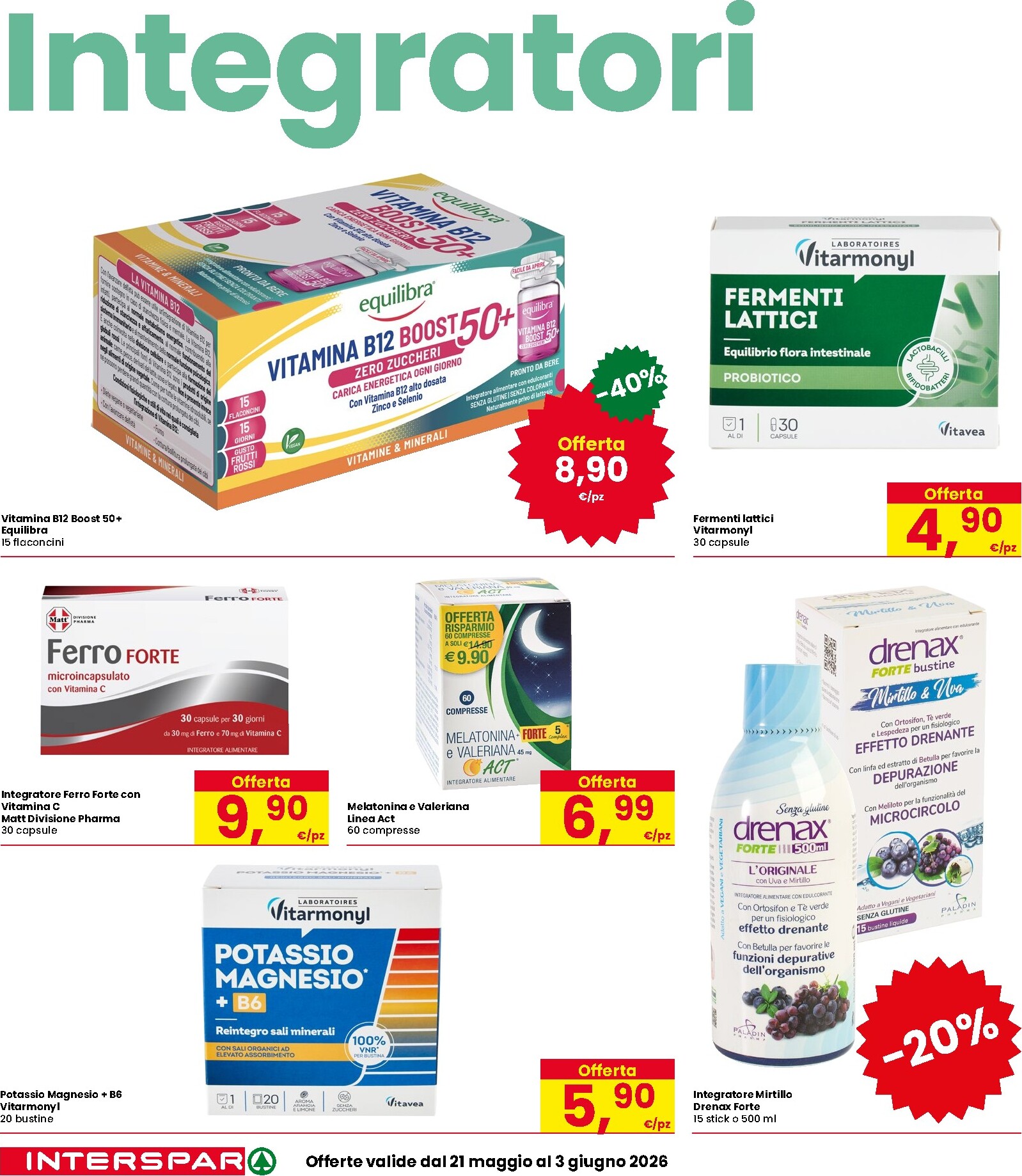 interspar - Volantino attuale di INTERSPAR valido dal giovedì 21/05/2026 al mercoledì 03/06/2026 - page: 22