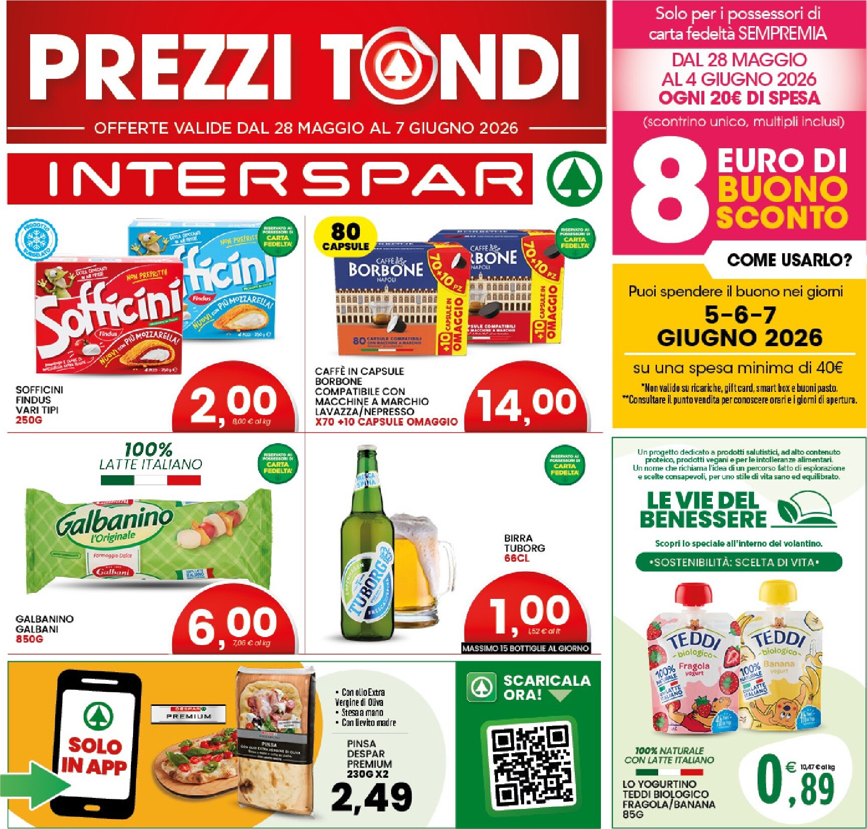 interspar - Volantino attuale di INTERSPAR valido dal giovedì 28/05/2026 al domenica 07/06/2026