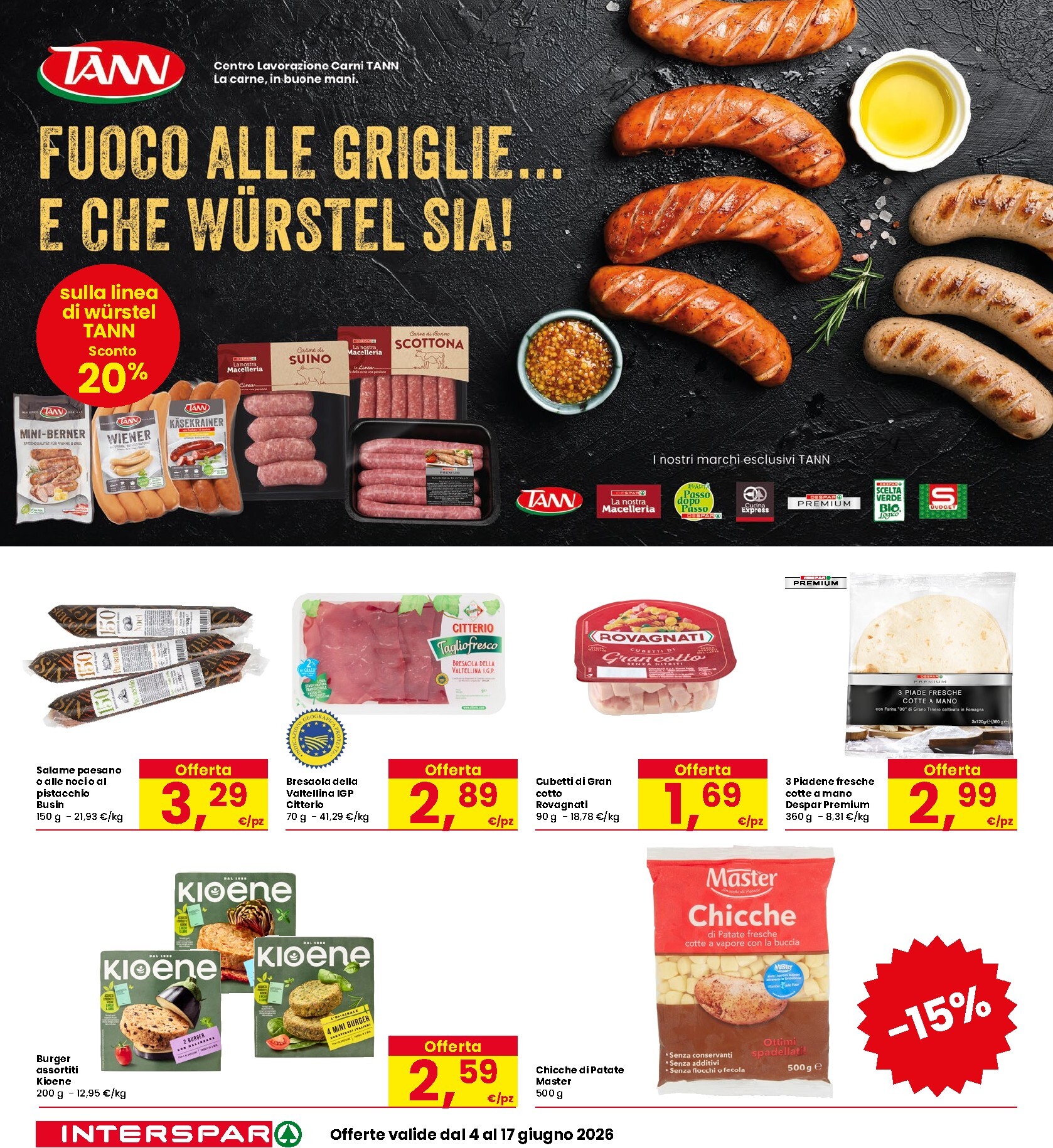 interspar - Volantino attuale di INTERSPAR valido dal giovedì 04/06/2026 al mercoledì 17/06/2026 - page: 18