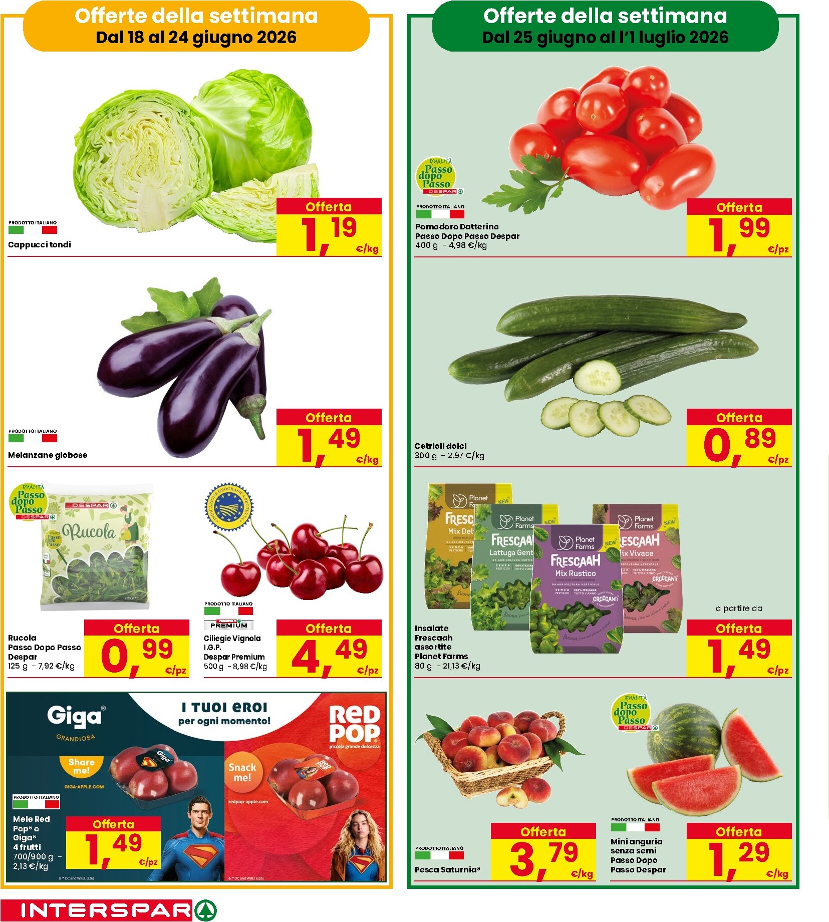 interspar - Volantino attuale di INTERSPAR valido dal giovedì 18/06/2026 al mercoledì 01/07/2026 - page: 2