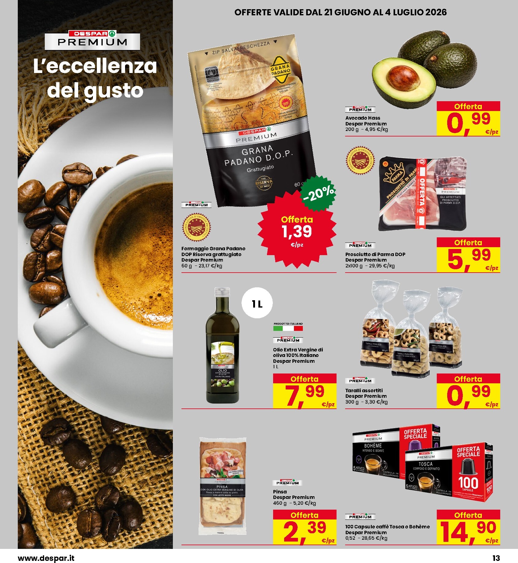 interspar - Volantino attuale di INTERSPAR valido dal giovedì 18/06/2026 al mercoledì 01/07/2026 - page: 13