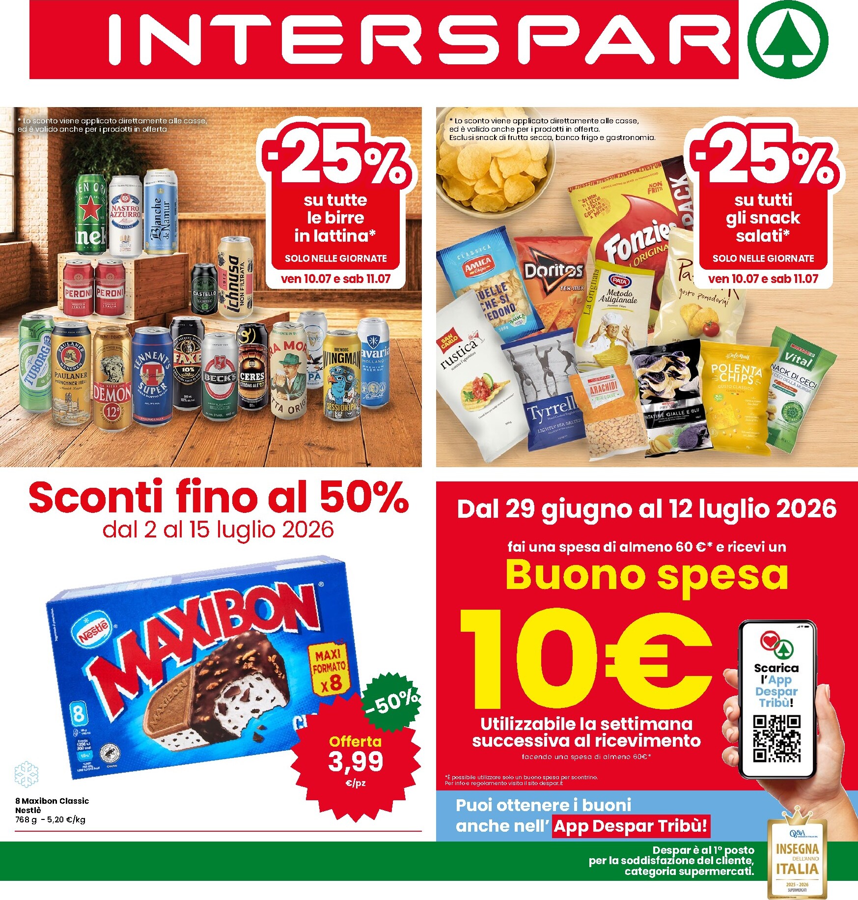 interspar - Volantino attuale di INTERSPAR valido dal giovedì 02/07/2026 al mercoledì 15/07/2026 - page: 1