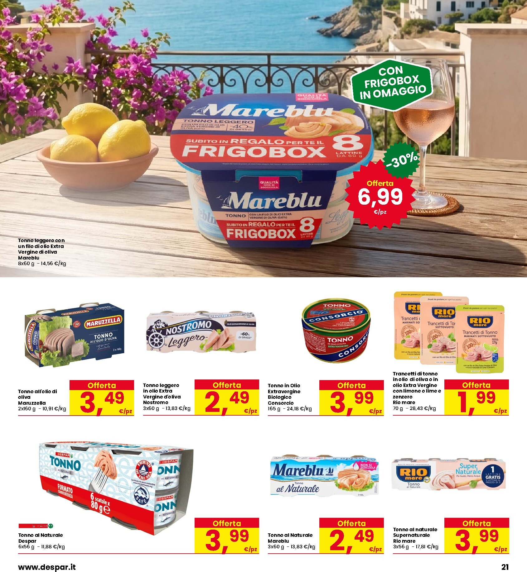 interspar - Volantino attuale di INTERSPAR valido dal giovedì 16/07/2026 al mercoledì 29/07/2026 - page: 21