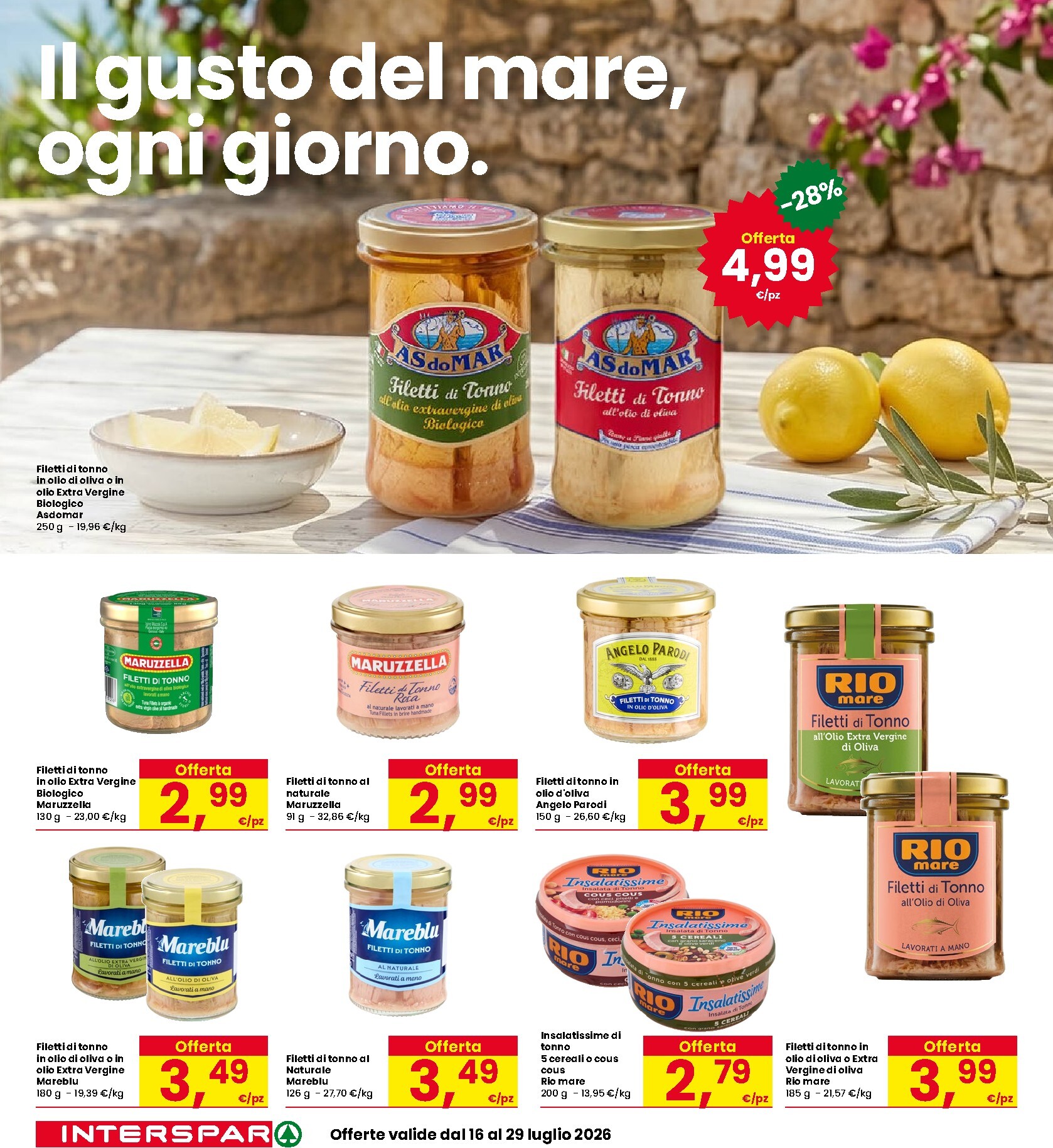 interspar - Volantino attuale di INTERSPAR valido dal giovedì 16/07/2026 al mercoledì 29/07/2026 - page: 22