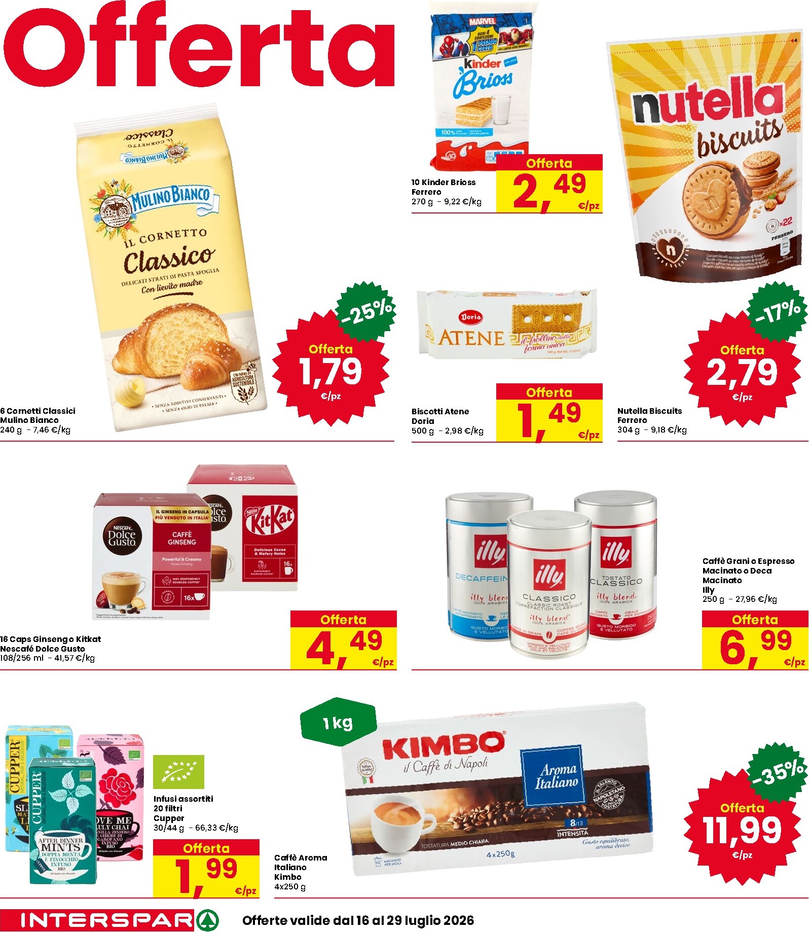 interspar - Volantino attuale di INTERSPAR valido dal giovedì 16/07/2026 al mercoledì 29/07/2026 - page: 18