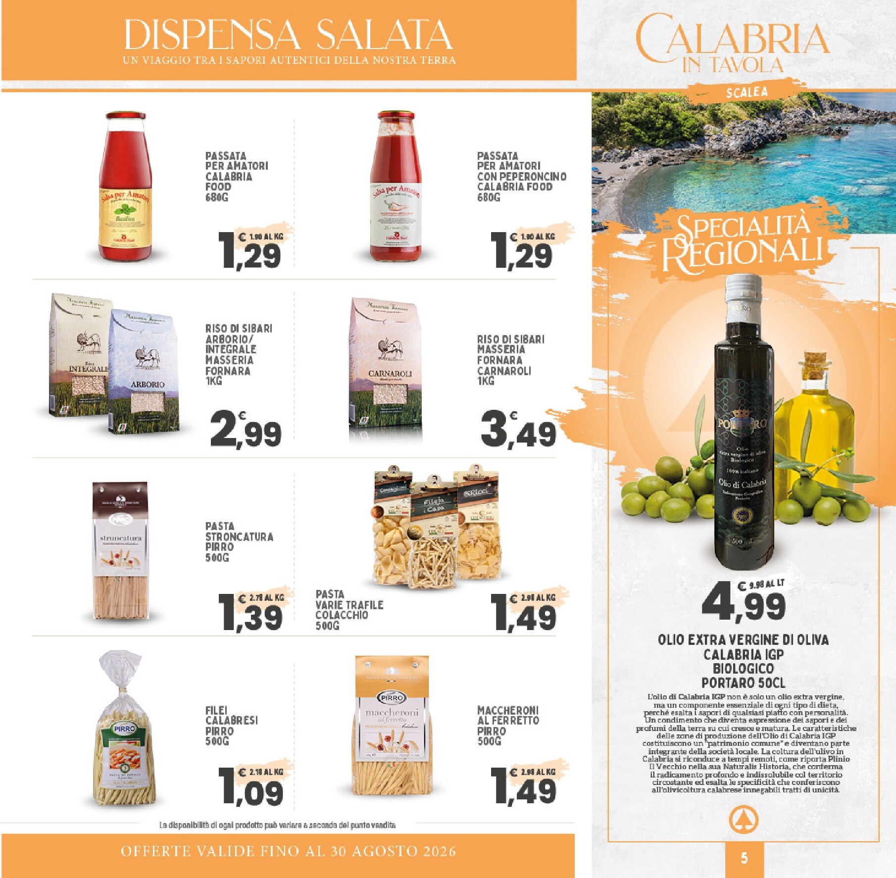 interspar - Volantino attuale di INTERSPAR - Specialità regionali valido dal lunedì 20/07/2026 al domenica 30/08/2026 - page: 5