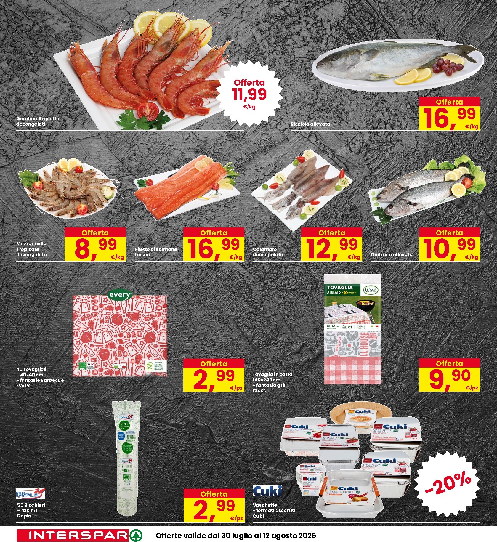 interspar - Volantino attuale di INTERSPAR valido dal giovedì 30/07/2026 al mercoledì 12/08/2026 - page: 12