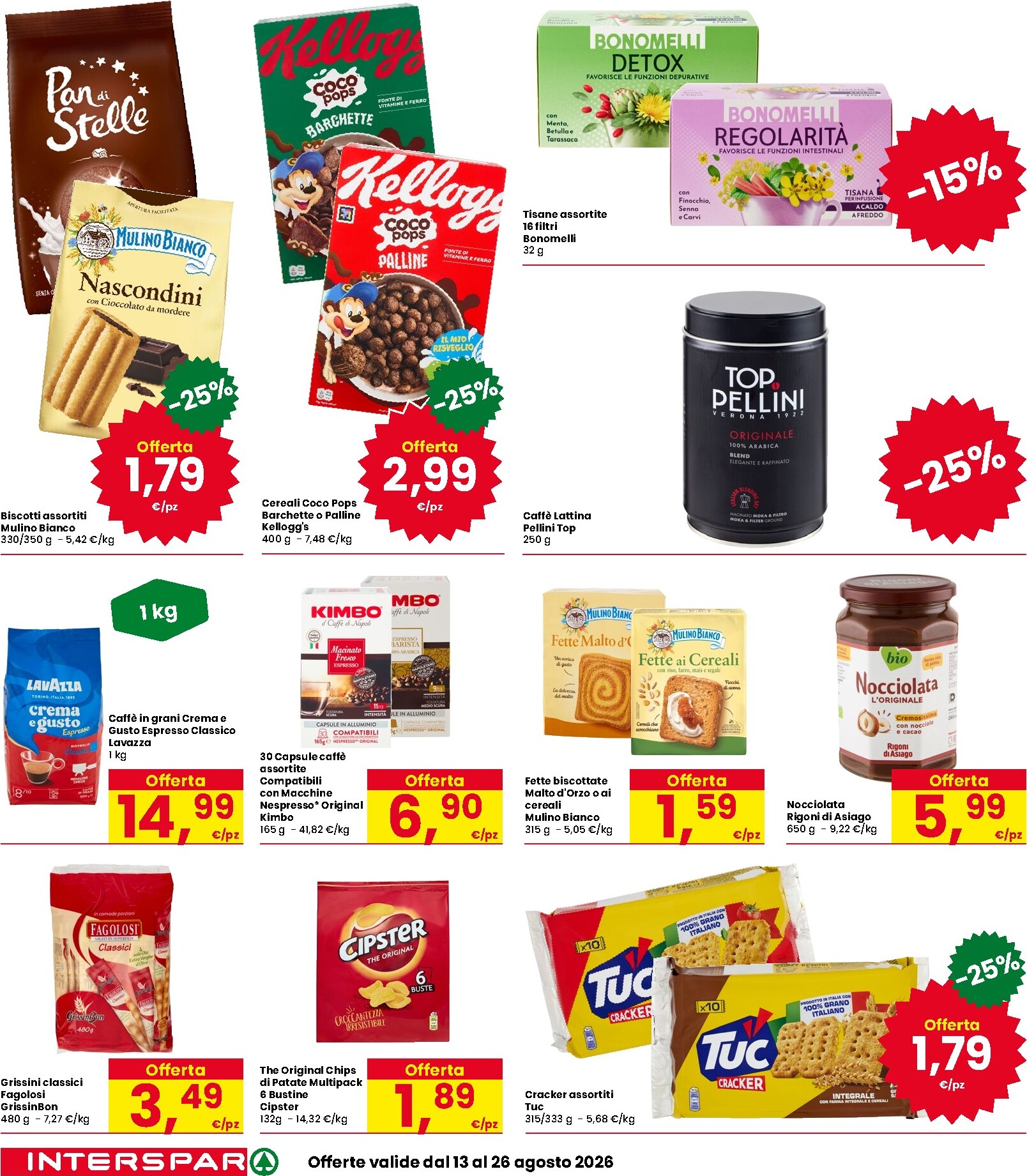 interspar - Volantino attuale di INTERSPAR valido dal giovedì 13/08/2026 al mercoledì 26/08/2026 - page: 18
