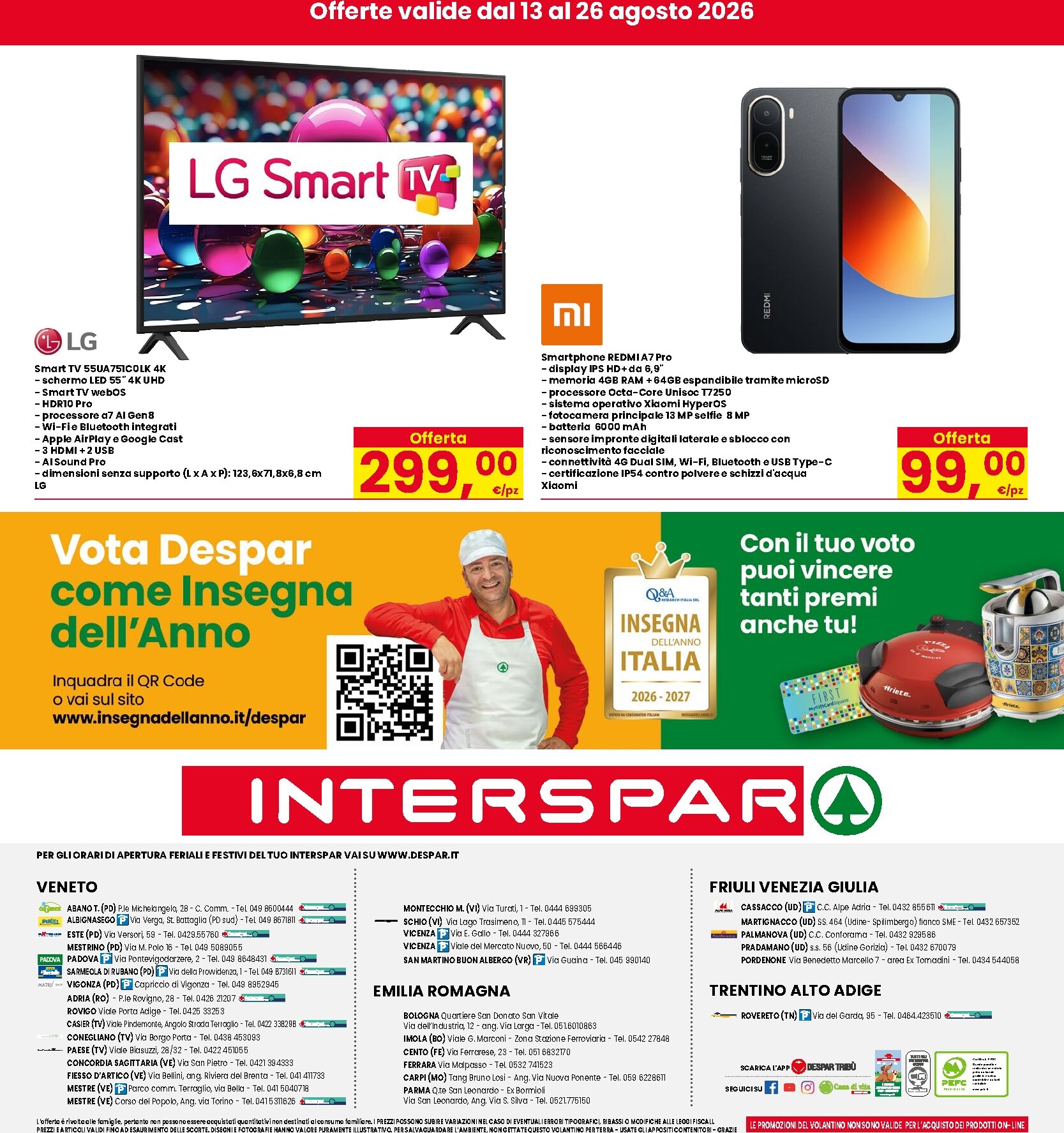 interspar - Volantino attuale di INTERSPAR valido dal giovedì 13/08/2026 al mercoledì 26/08/2026 - page: 32