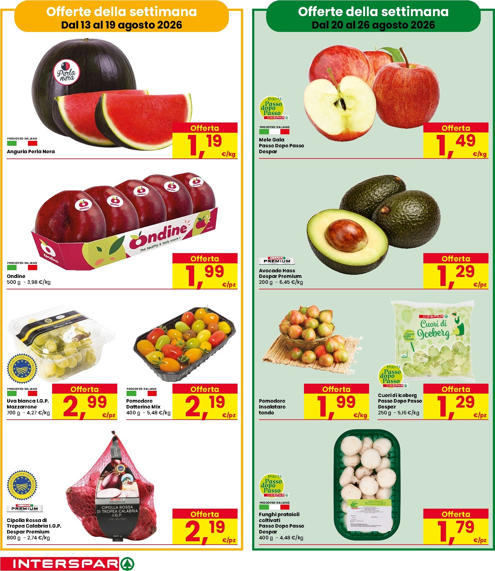 interspar - Volantino attuale di INTERSPAR valido dal giovedì 13/08/2026 al mercoledì 26/08/2026 - page: 2