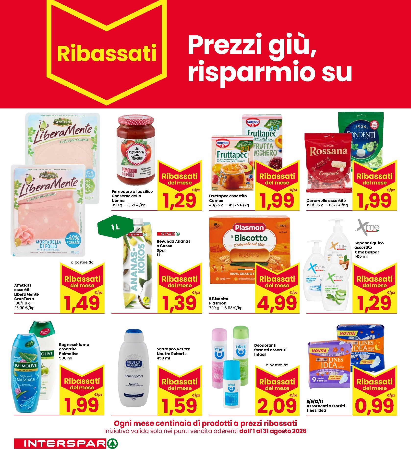 interspar - Volantino attuale di INTERSPAR valido dal giovedì 13/08/2026 al mercoledì 26/08/2026 - page: 26