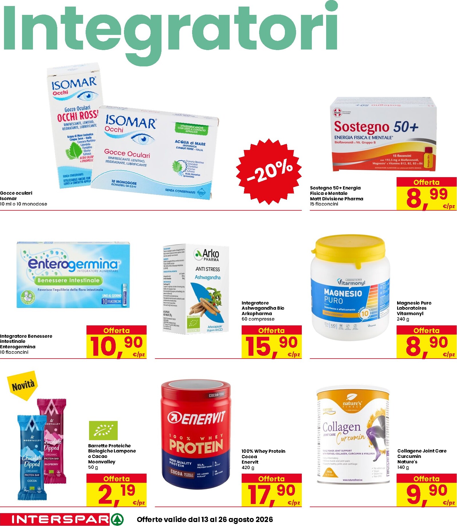 interspar - Volantino attuale di INTERSPAR valido dal giovedì 13/08/2026 al mercoledì 26/08/2026 - page: 22