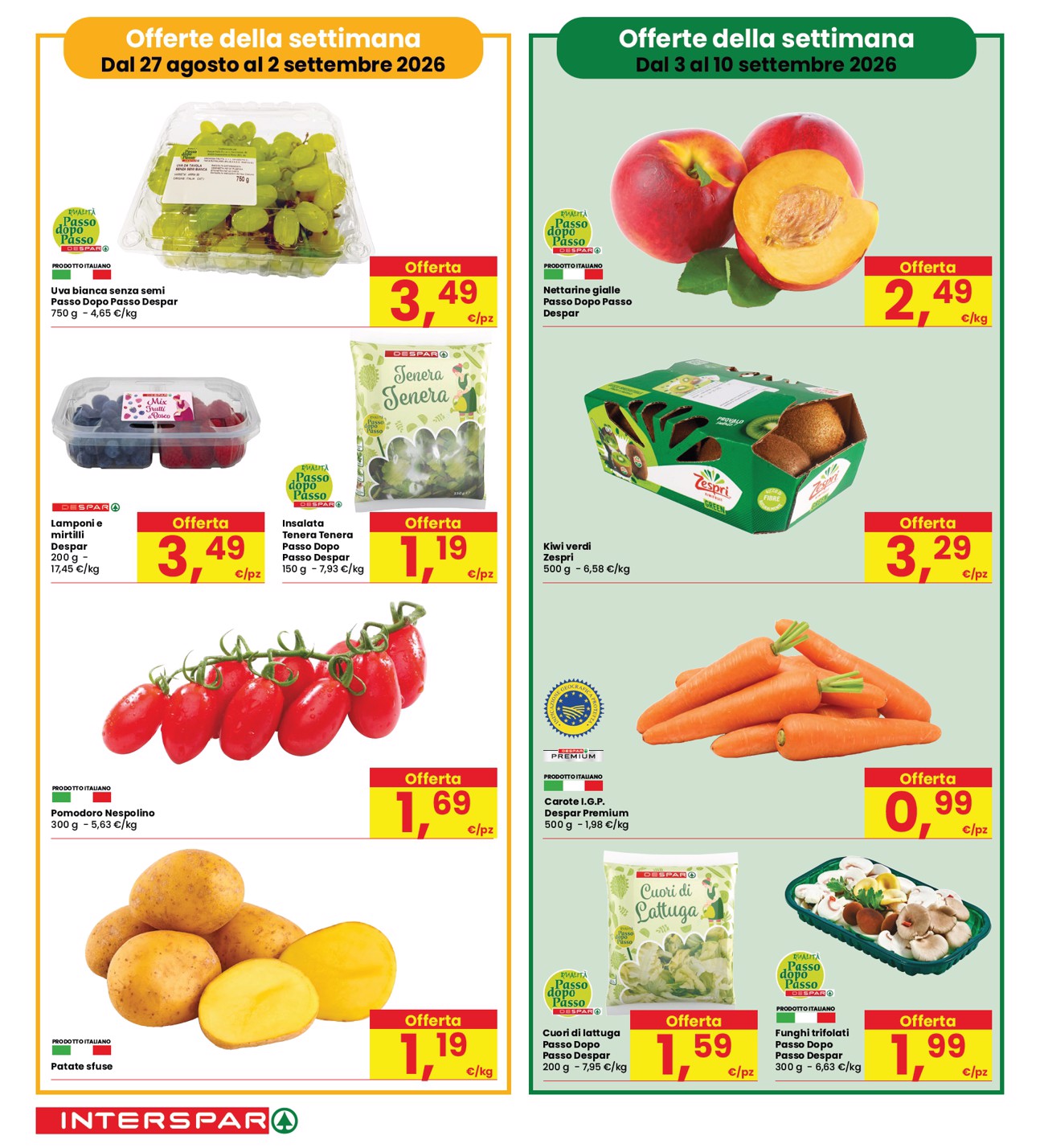 interspar - Volantino attuale di INTERSPAR valido dal giovedì 27/08/2026 al giovedì 10/09/2026 - page: 2