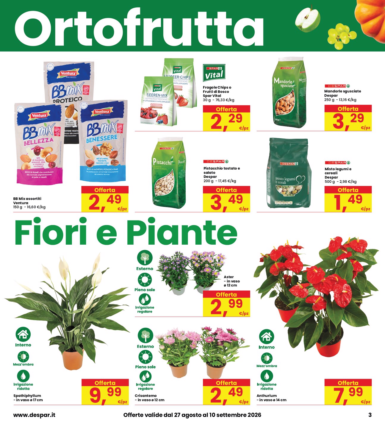 interspar - Volantino attuale di INTERSPAR valido dal giovedì 27/08/2026 al giovedì 10/09/2026 - page: 3