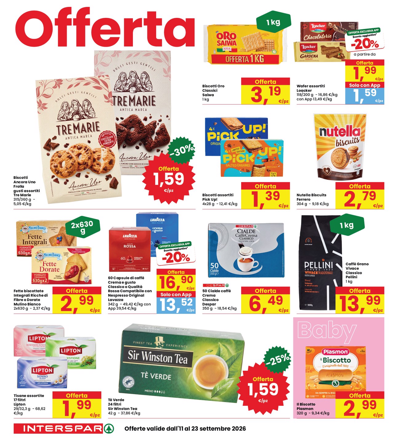 interspar - Volantino attuale di INTERSPAR valido dal venerdì 11/09/2026 al domenica 20/09/2026 - page: 24