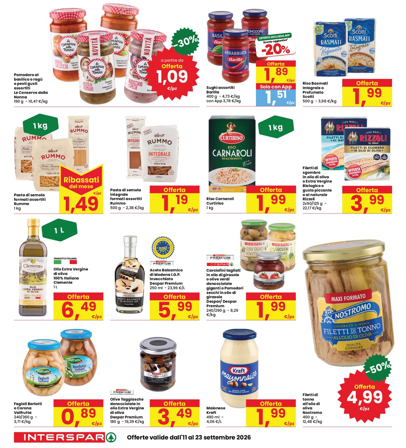 interspar - Volantino attuale di INTERSPAR valido dal venerdì 11/09/2026 al domenica 20/09/2026 - page: 26