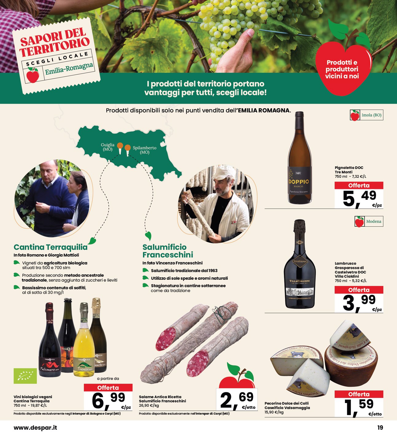 interspar - Volantino attuale di INTERSPAR valido dal venerdì 11/09/2026 al domenica 20/09/2026 - page: 19