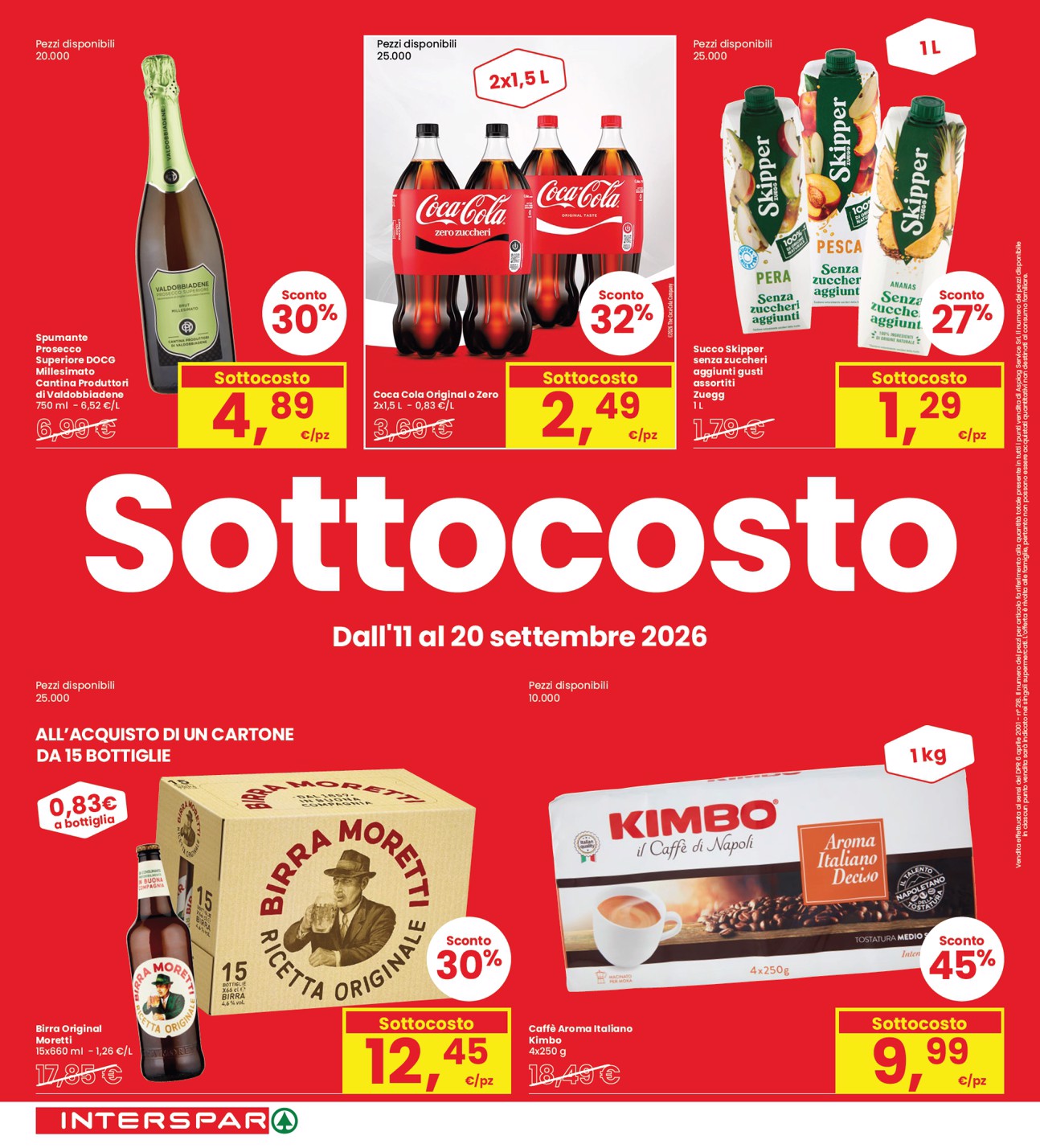 interspar - Volantino attuale di INTERSPAR valido dal venerdì 11/09/2026 al domenica 20/09/2026 - page: 4