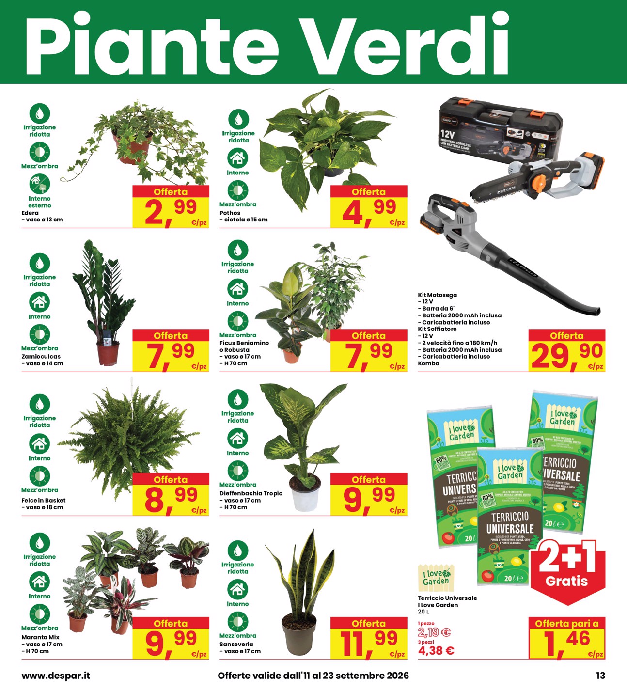 interspar - Volantino attuale di INTERSPAR valido dal venerdì 11/09/2026 al domenica 20/09/2026 - page: 13