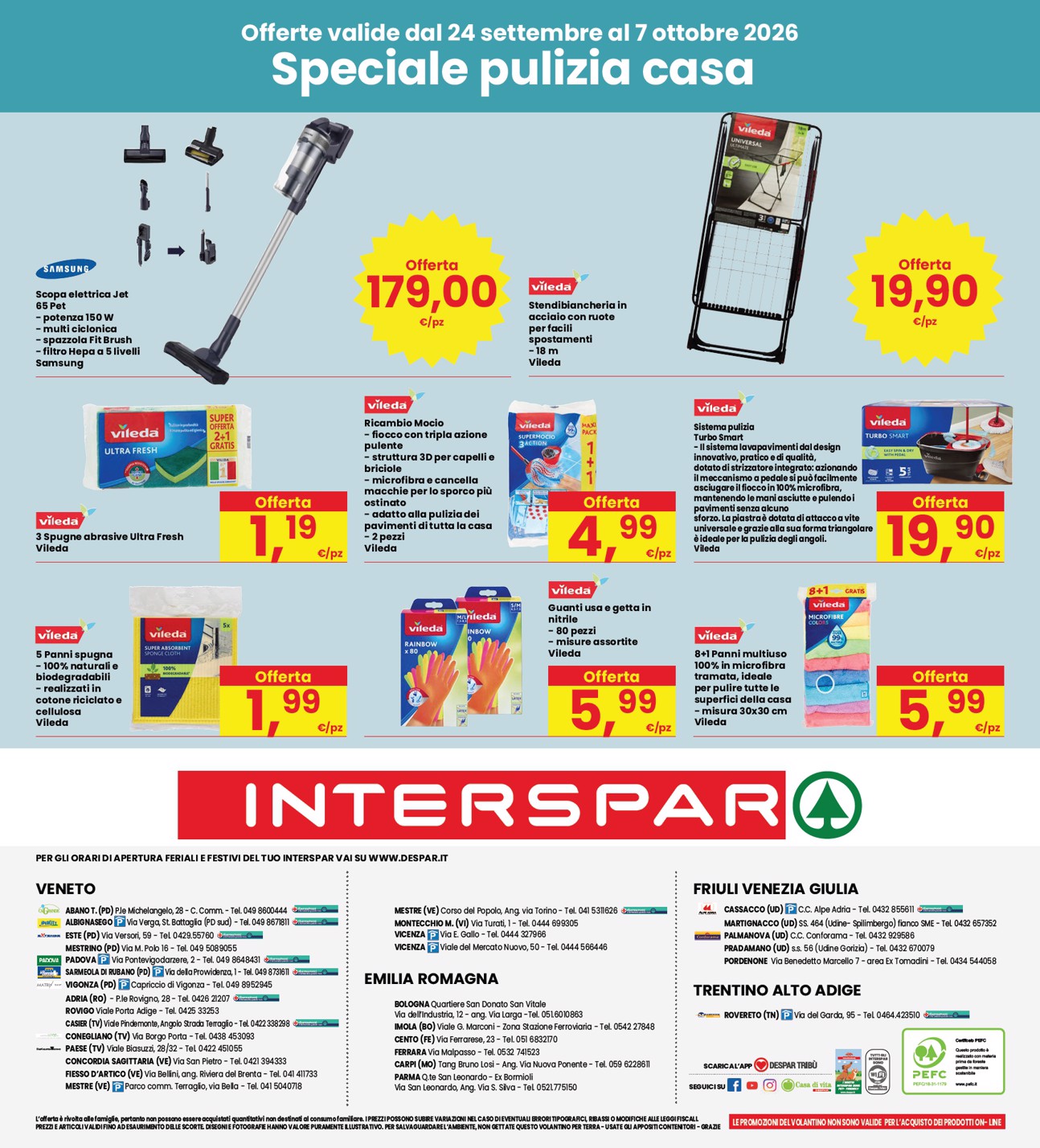 interspar - Volantino attuale di INTERSPAR valido dal giovedì 24/09/2026 al mercoledì 07/10/2026 - page: 40