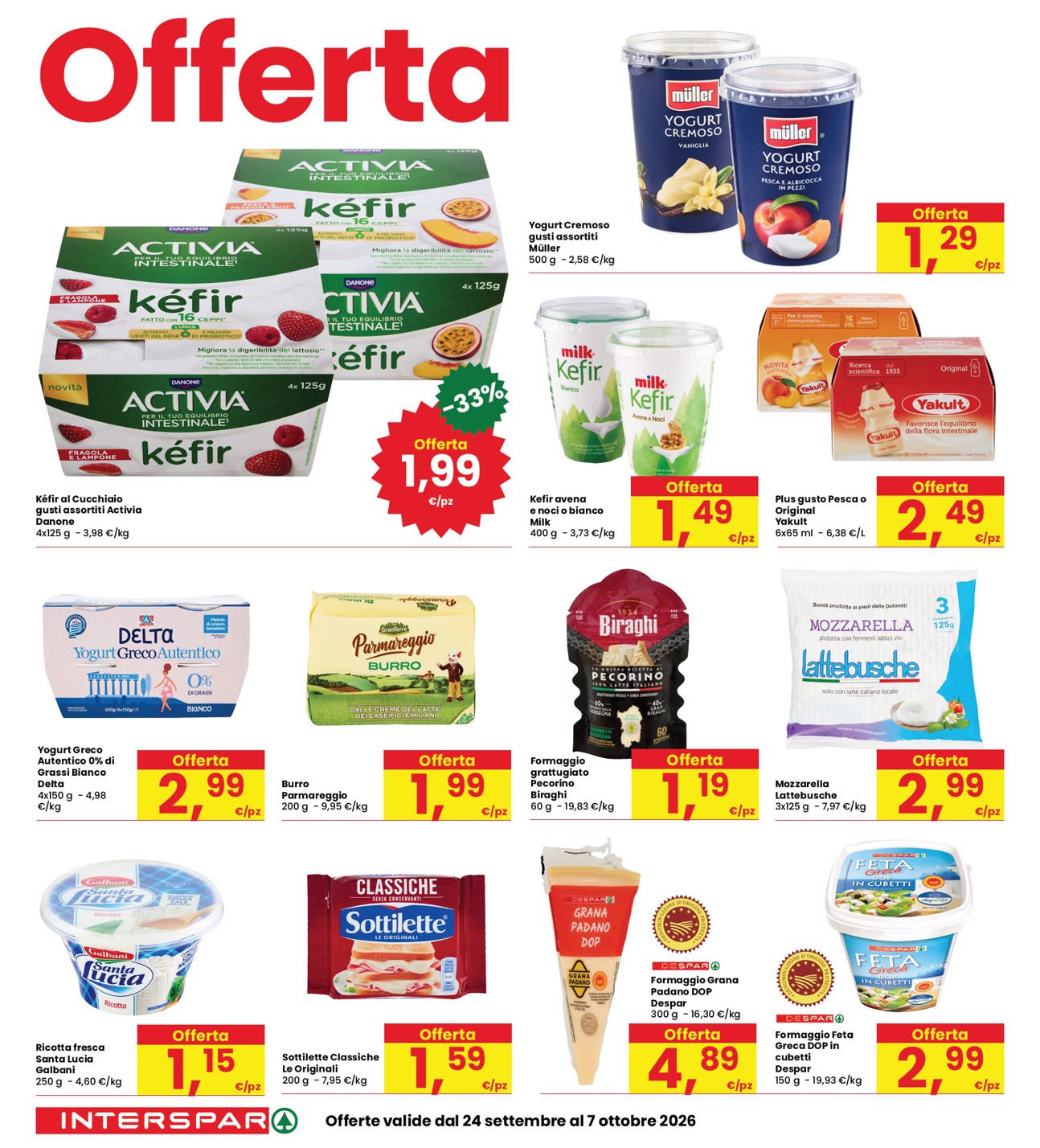 interspar - Volantino attuale di INTERSPAR valido dal giovedì 24/09/2026 al mercoledì 07/10/2026 - page: 14