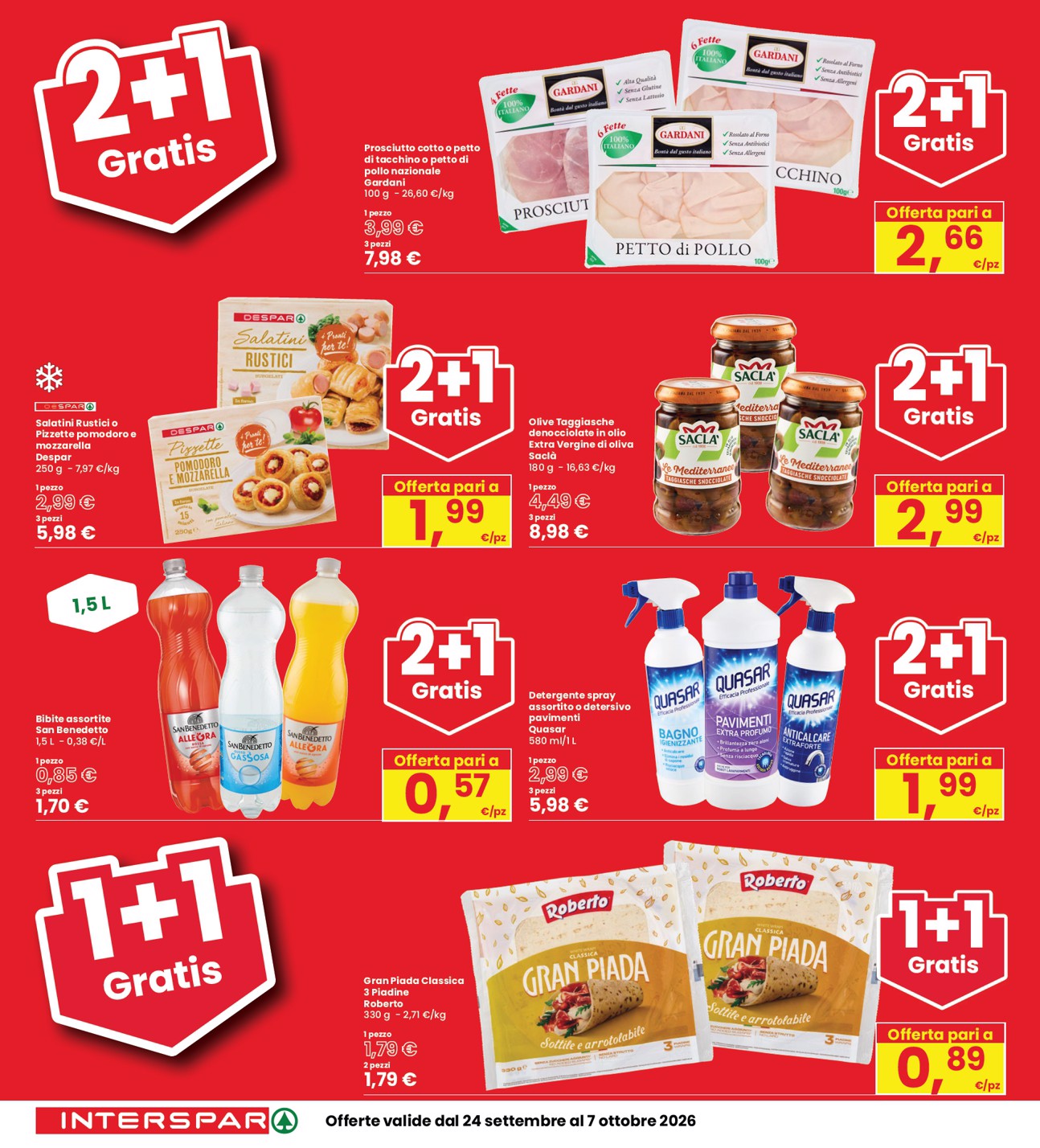 interspar - Volantino attuale di INTERSPAR valido dal giovedì 24/09/2026 al mercoledì 07/10/2026 - page: 4