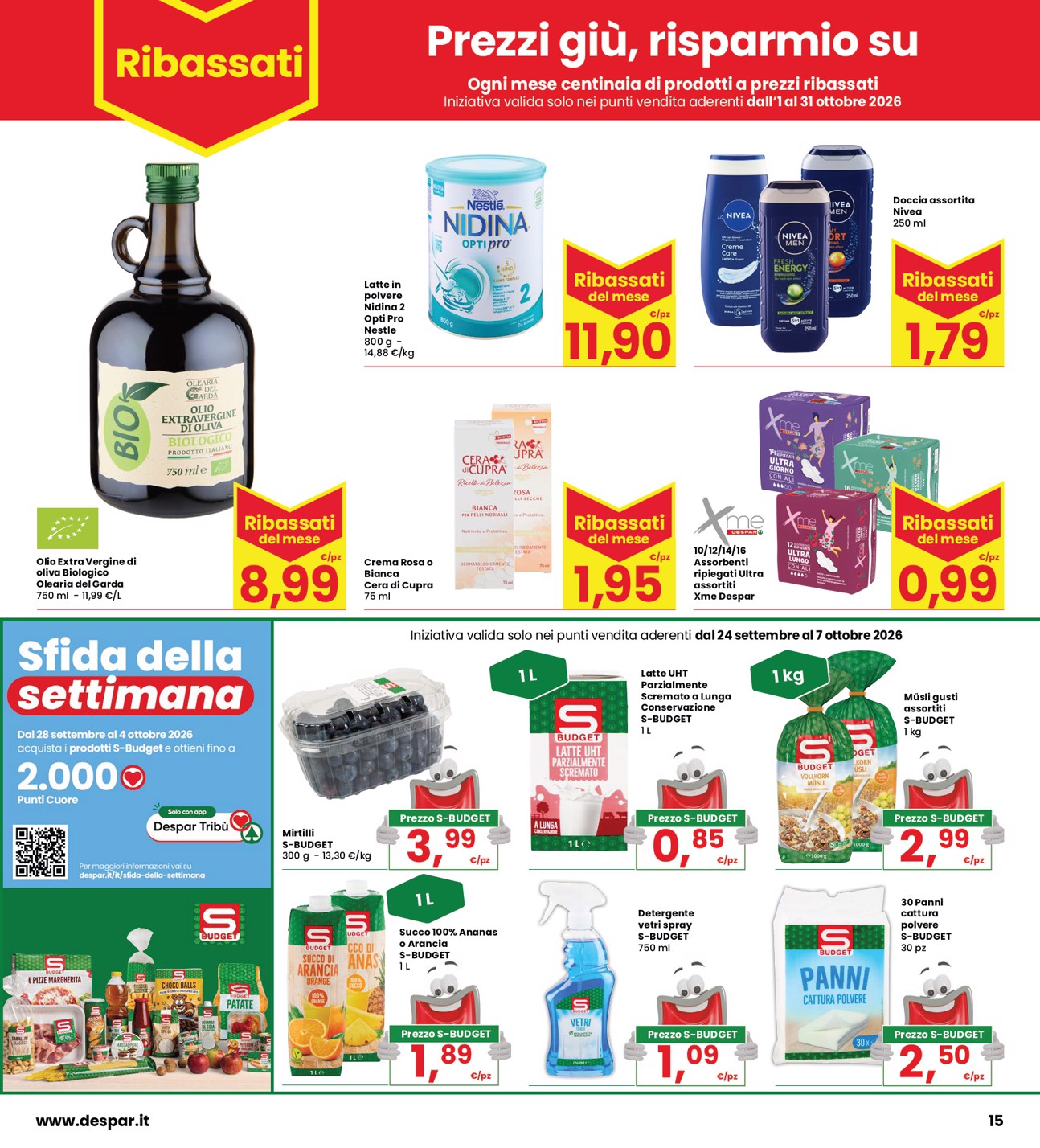 interspar - Volantino attuale di INTERSPAR valido dal giovedì 24/09/2026 al mercoledì 07/10/2026 - page: 15