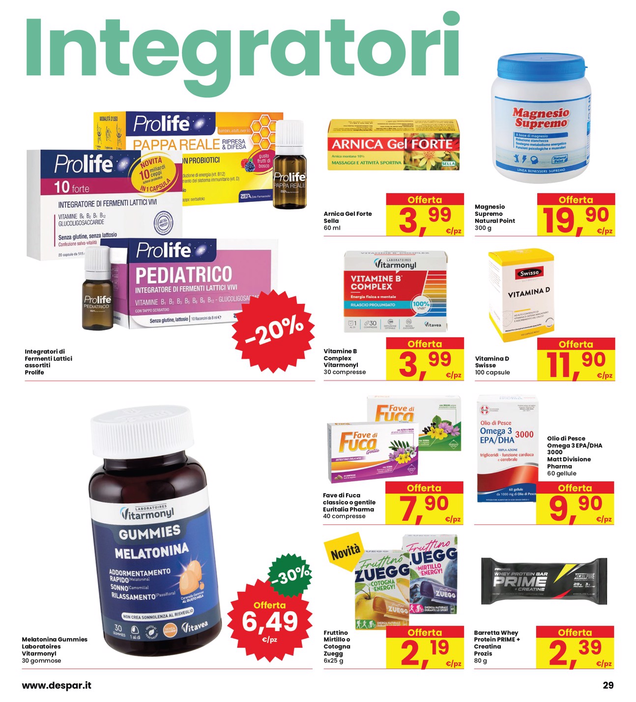 interspar - Volantino attuale di INTERSPAR valido dal giovedì 24/09/2026 al mercoledì 07/10/2026 - page: 29