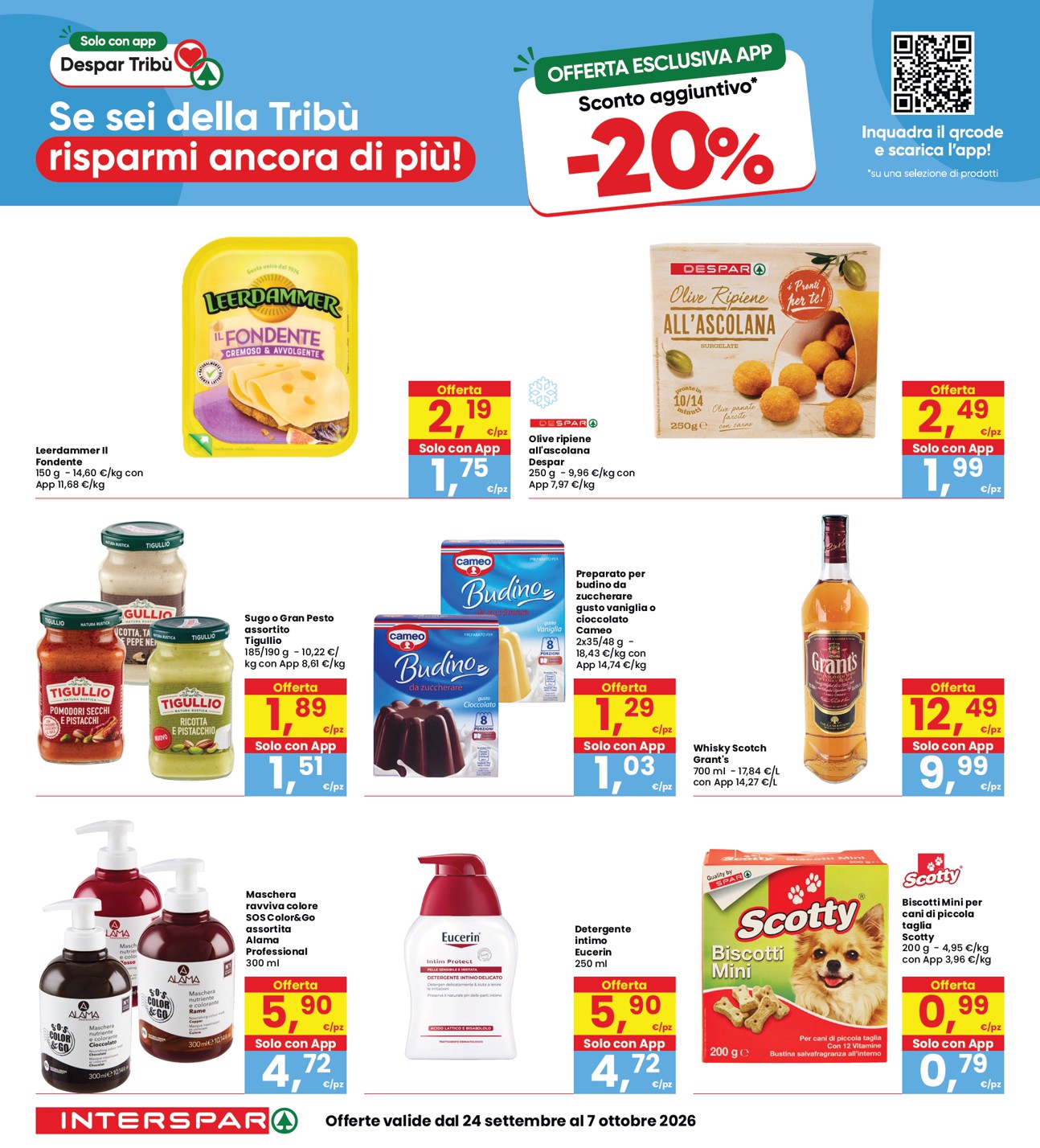 interspar - Volantino attuale di INTERSPAR valido dal giovedì 24/09/2026 al mercoledì 07/10/2026 - page: 22