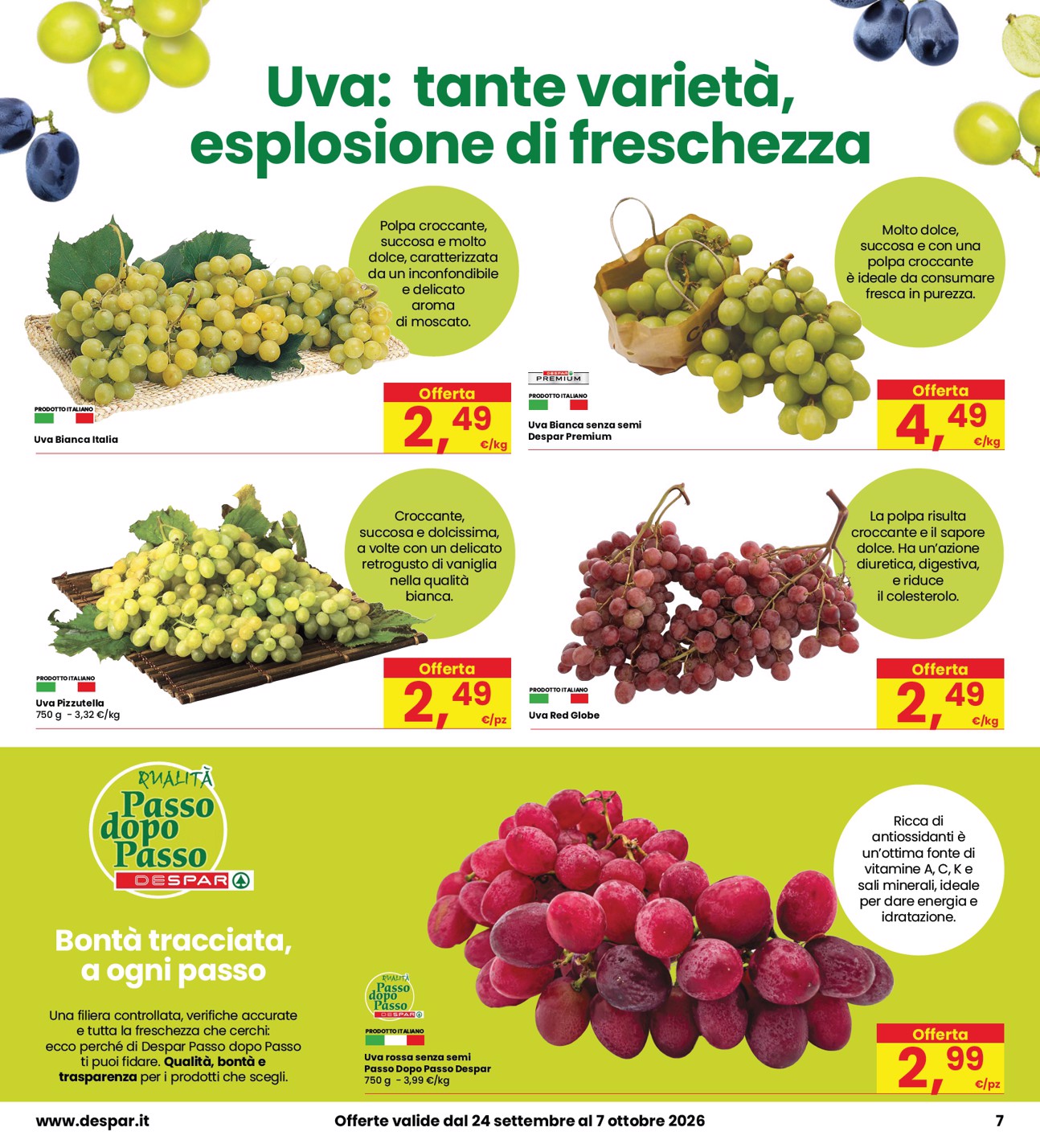interspar - Volantino attuale di INTERSPAR valido dal giovedì 24/09/2026 al mercoledì 07/10/2026 - page: 7