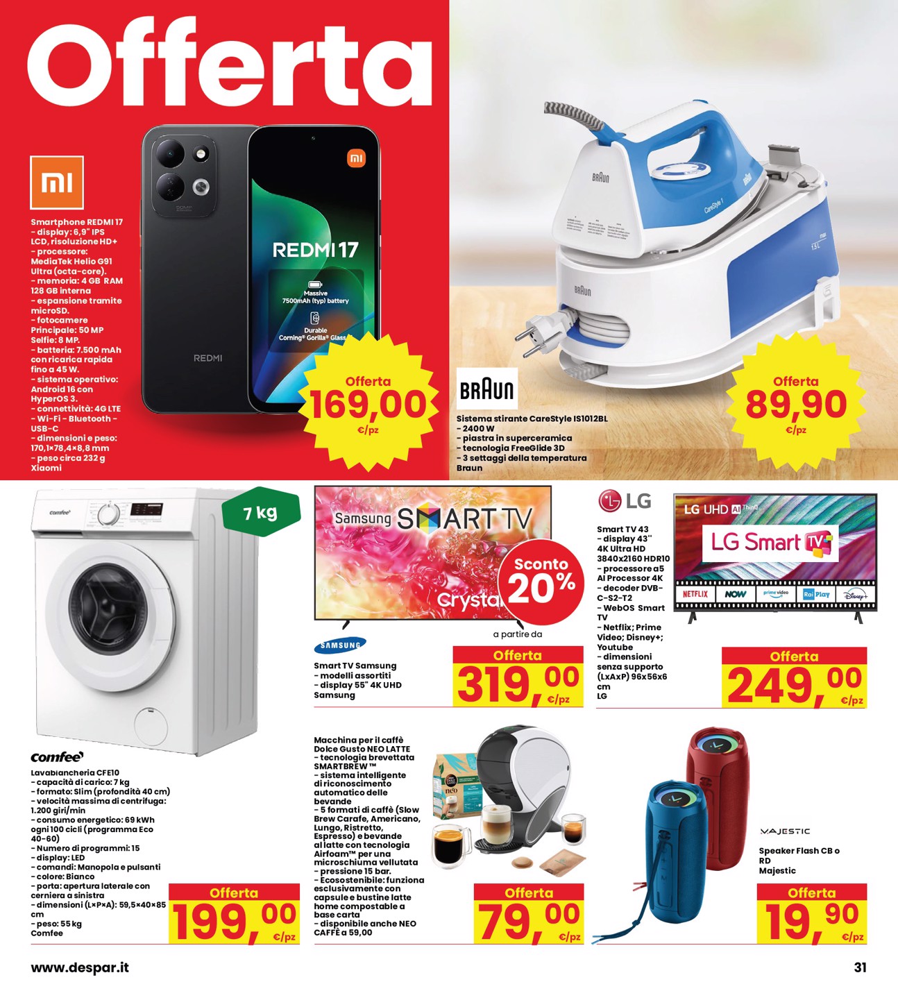 interspar - Volantino attuale di INTERSPAR valido dal giovedì 24/09/2026 al mercoledì 07/10/2026 - page: 31