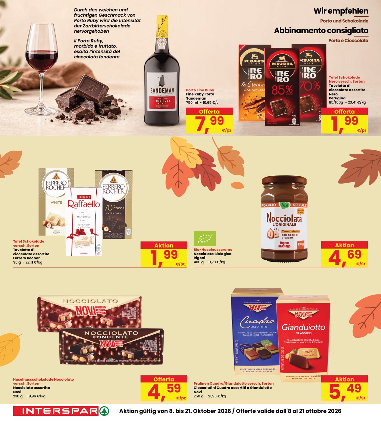 interspar - Volantino attuale di INTERSPAR valido dal giovedì 08/10/2026 al mercoledì 21/10/2026 - page: 14