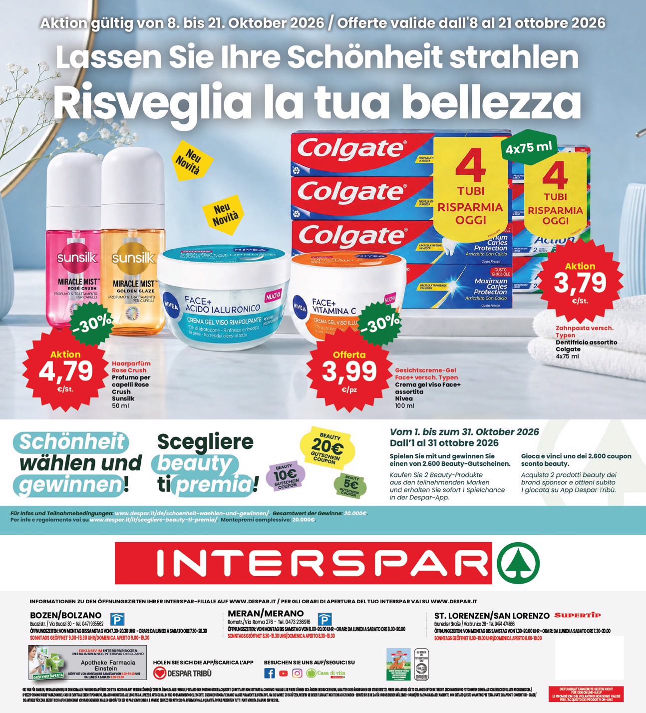 interspar - Volantino attuale di INTERSPAR valido dal giovedì 08/10/2026 al mercoledì 21/10/2026 - page: 40